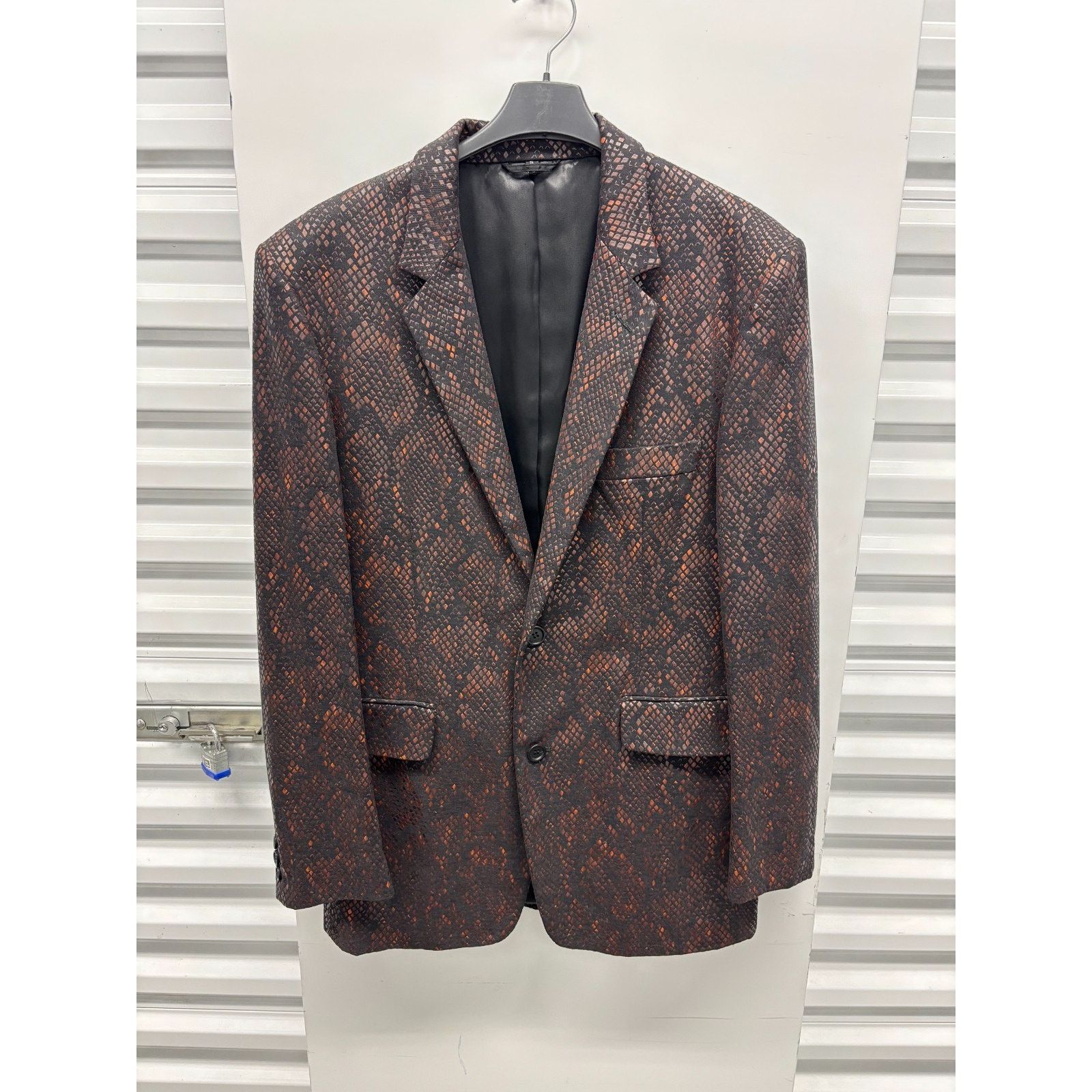 Helmut Lang Helmut Lang Snake Print Blazer Size 48 / US Medium 1990s Size 38R - 1 Thumbnail