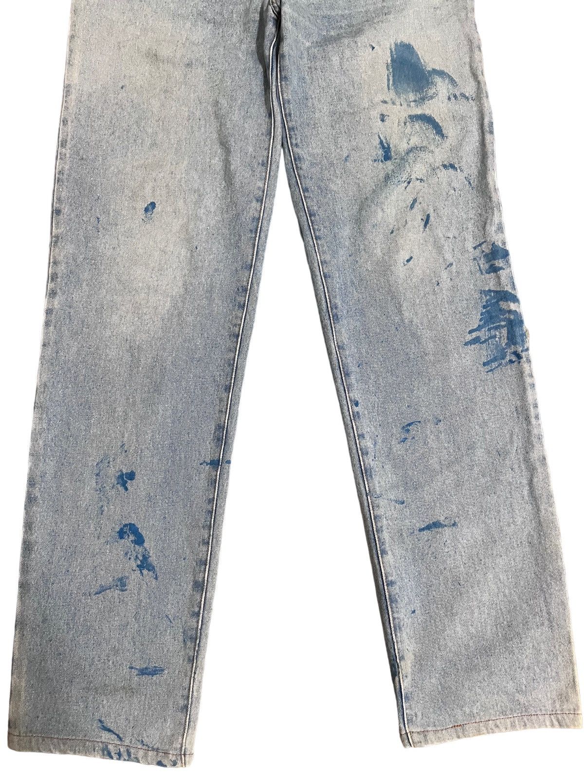 Uniqlo Vintage 90’s Uniqlo Paintbrush Art Style Jeans Size US 31 - 3 Thumbnail
