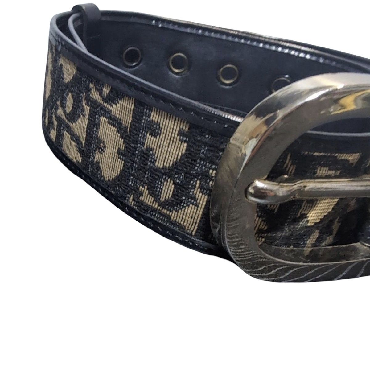Dior Christian Dior Wide Trotter Monogram Canvas Leather Belt 📏65 Size ONE SIZE - 2 Thumbnail