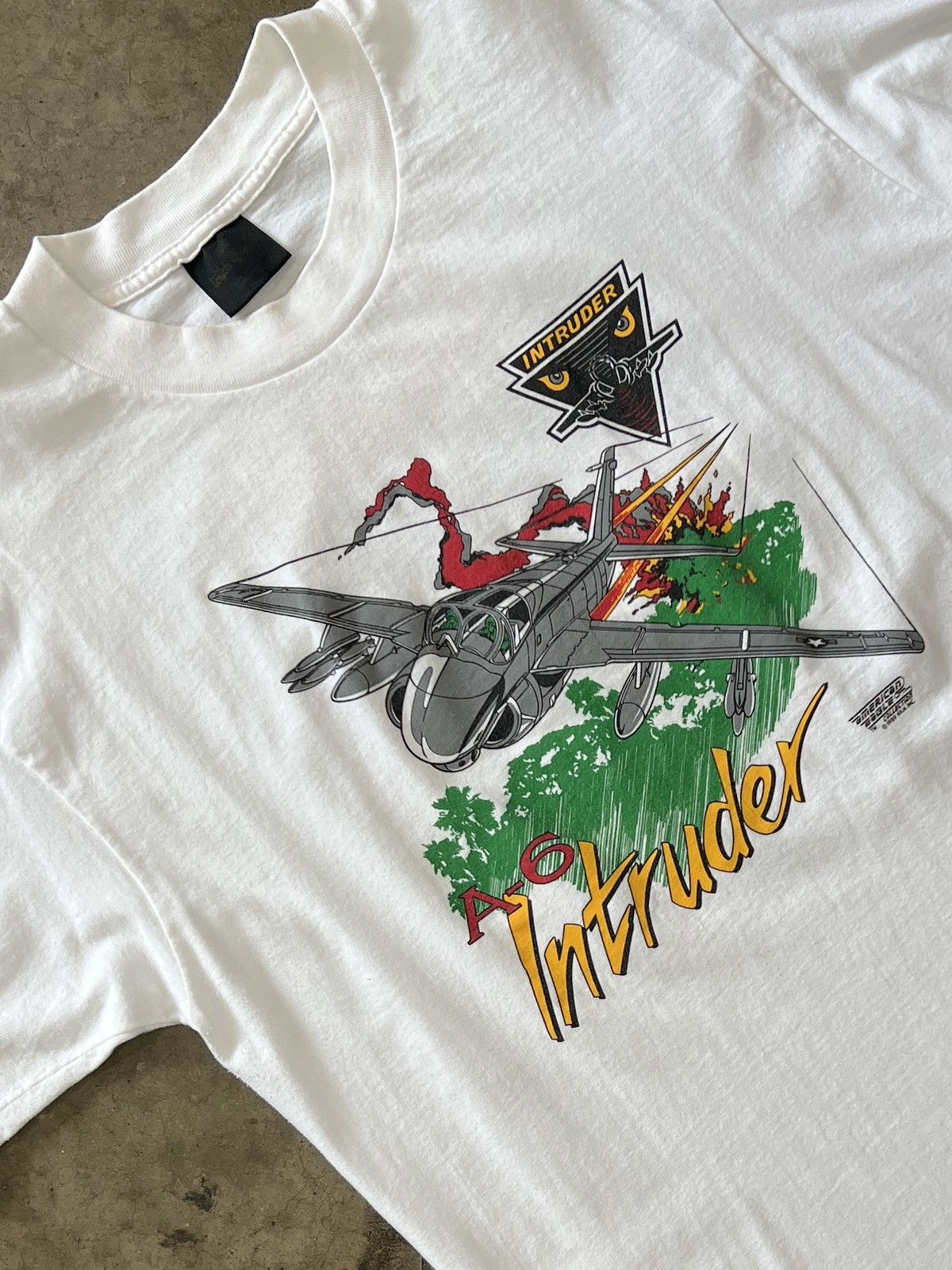 Vintage Vintage A-6 Intruder Aircraft Plane Military Tee XL Size US XL / EU 56 / 4 - 1 Thumbnail