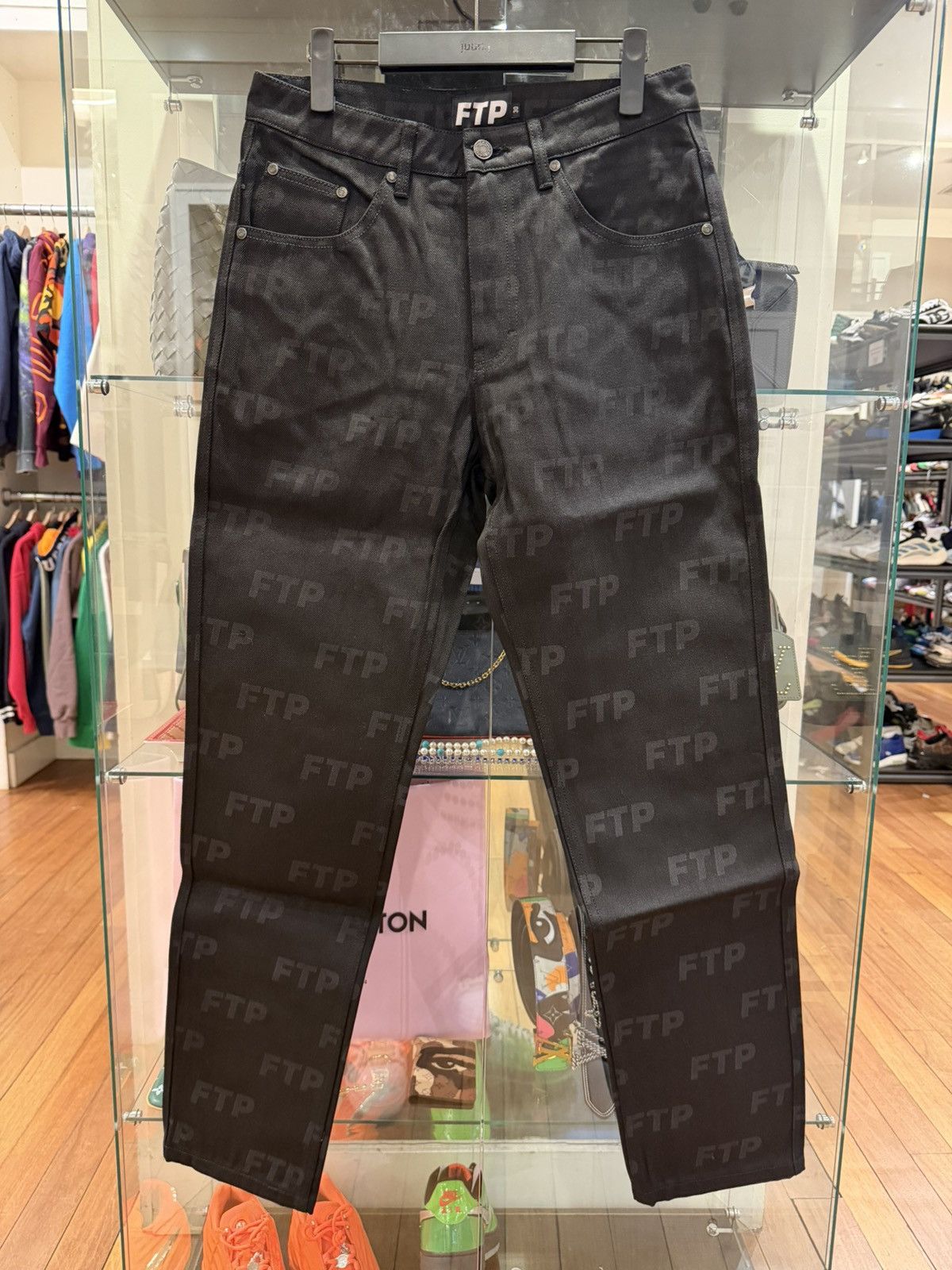 Fuck The Population FTP AOP Denim Jeans Size US 30 / EU 46 - 1 Thumbnail