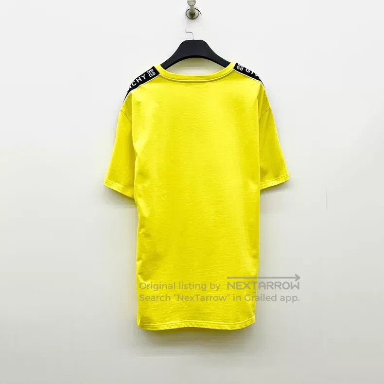 Givenchy Givenchy Side Logo Lemon Yellow Short-sleeve T-shirt Size US XL / EU 56 / 4 - 2 Thumbnail