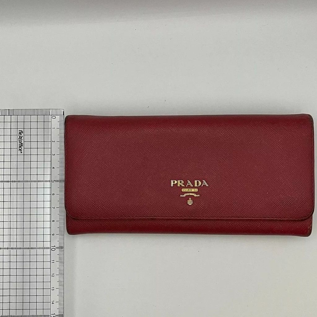 Prada Pink Prada saffiano leather long wallet Size ONE SIZE - 9 Thumbnail