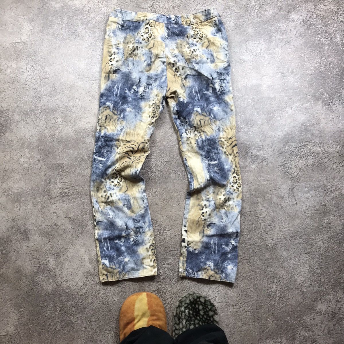 Vintage Vintage Y2K Distressed Baggy Jeans Grunge Skate Aesthetic 29 Size 29" - 4 Thumbnail
