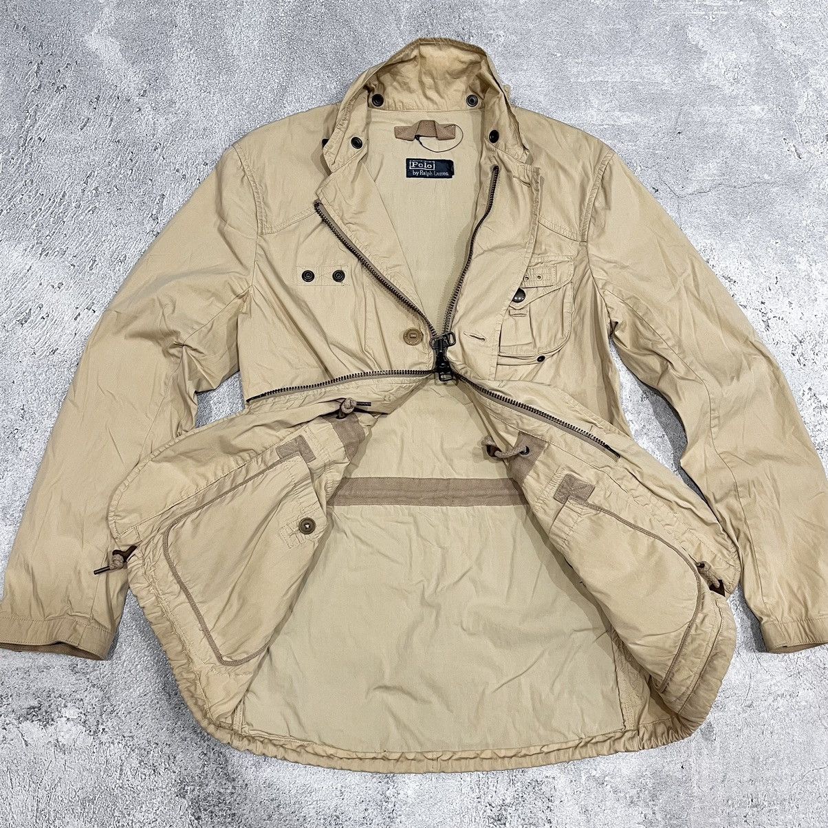 Polo Ralph Lauren × Ralph Lauren × Vintage 2000s Polo Ralph Lauren RL 67 cargo multi pocket parka Size US XL / EU 56 / 4 - 13 Thumbnail