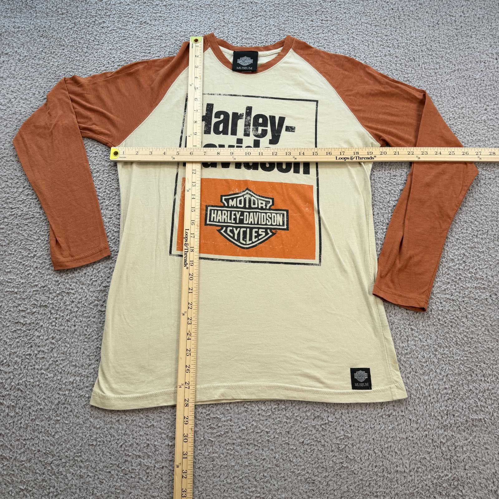 Harley Davidson Harley-Davidson Museum Raglan Long Sleeve T-Shirt Womens M Size M / US 6-8 / IT 42-44 - 3 Thumbnail