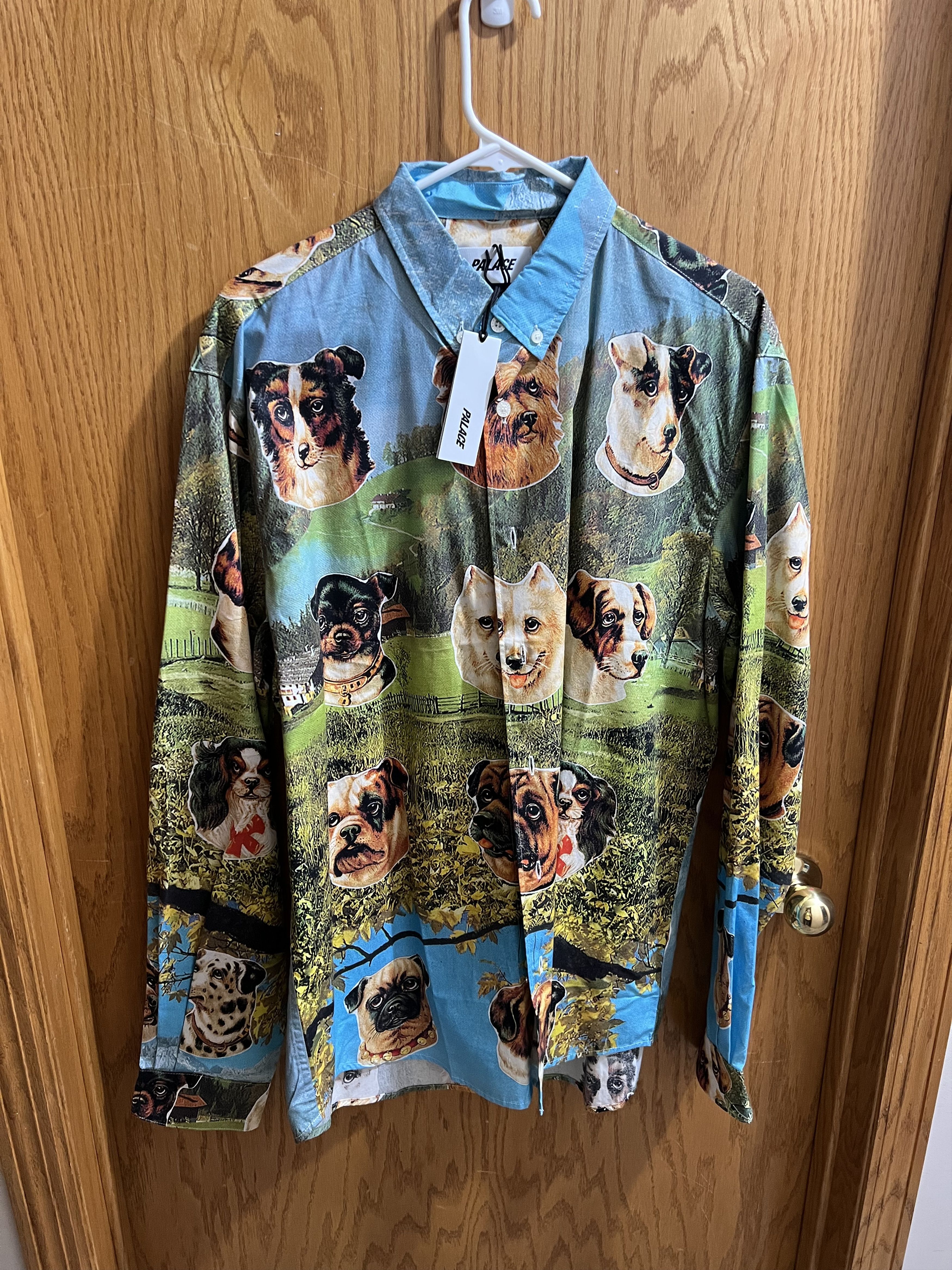 image of Palace Dogs Oliver Payne Button Up, Men's (Size XL)