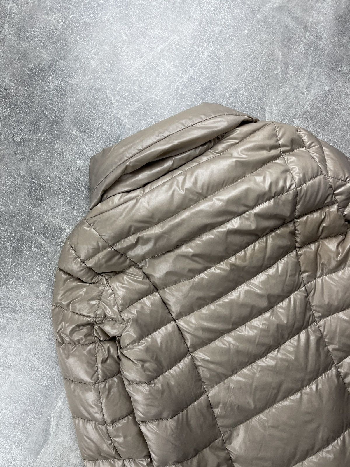 Duvetica Duvetica Lightweight Down Puffer Jacket Taupe Beige Size M / US 6-8 / IT 42-44 - 9 Thumbnail
