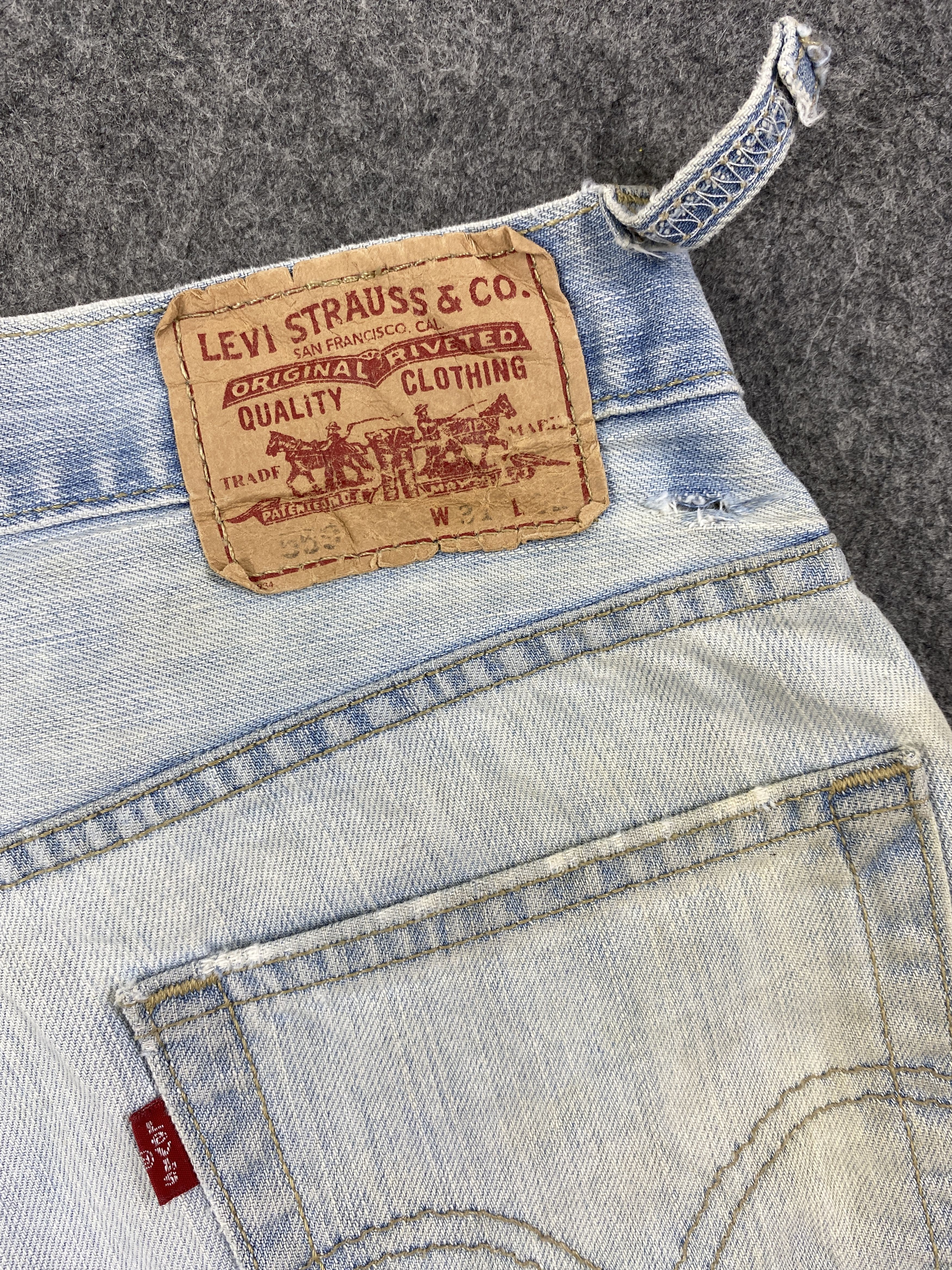 Japanese Brand Light Blue Wash Vintage Levi's 559 32x31.5 Denim -JN2120 Size US 32 / EU 48 - 9 Thumbnail