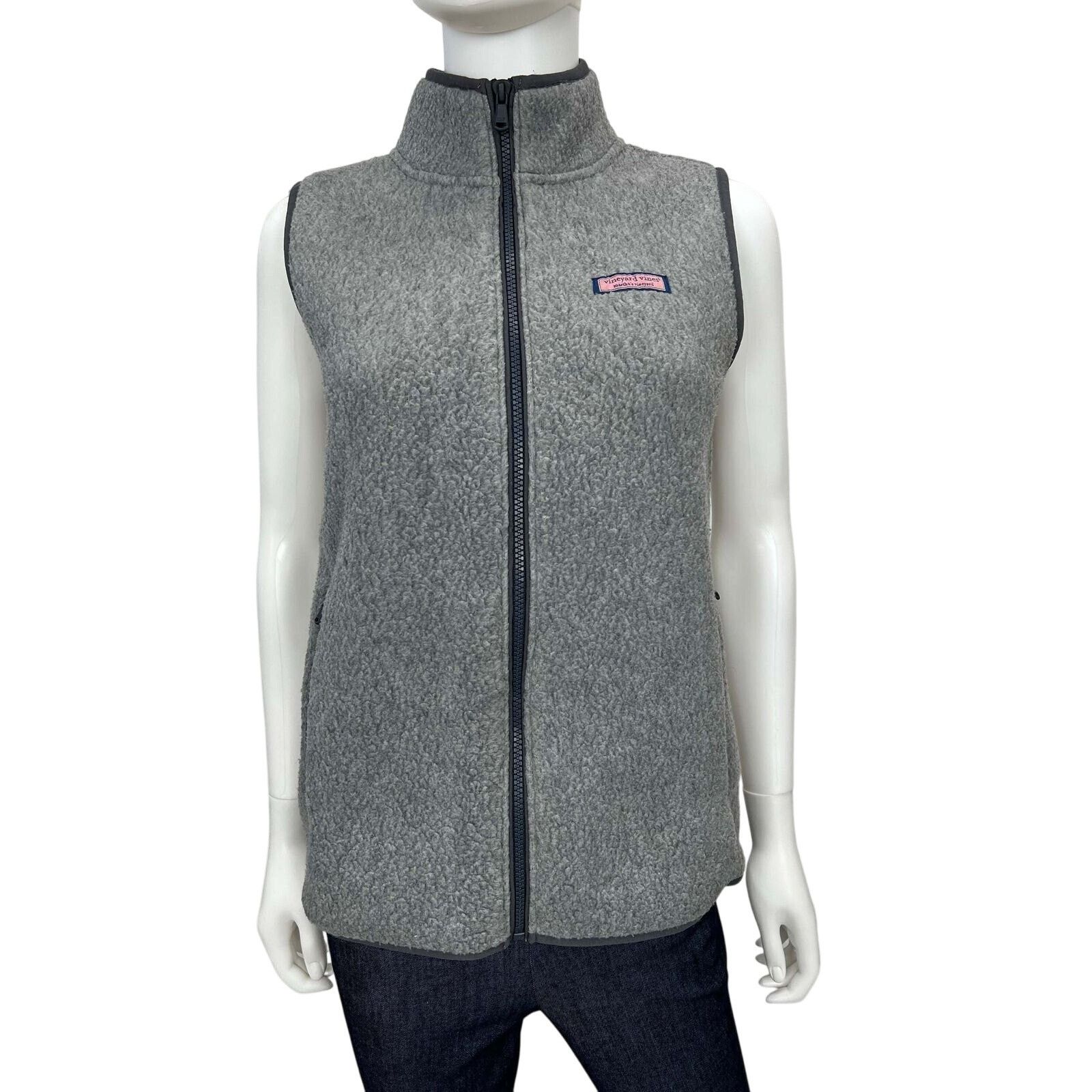 Vineyard Vines Vineyard Vines Fleece Vest XSmall Size XS / US 0-2 / IT 36-38 - 1 Thumbnail
