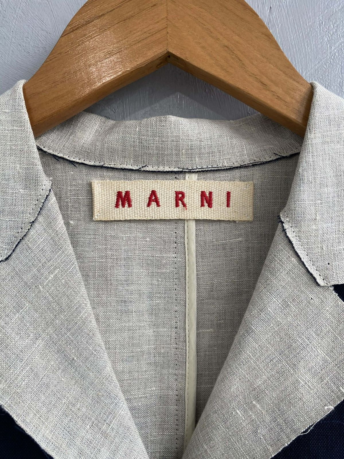 Marni Marni Deconstructed Raw Hem Blazer Size M / US 6-8 / IT 42-44 - 6 Thumbnail