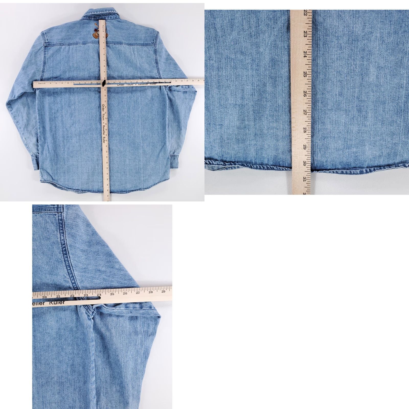 Hard Rock Cafe VINTAGE Hard Rock Cafe Denim Button Up Shirt 90s Nashville Mens L Blue Shirt Size US L / EU 52-54 / 3 - 8 Thumbnail