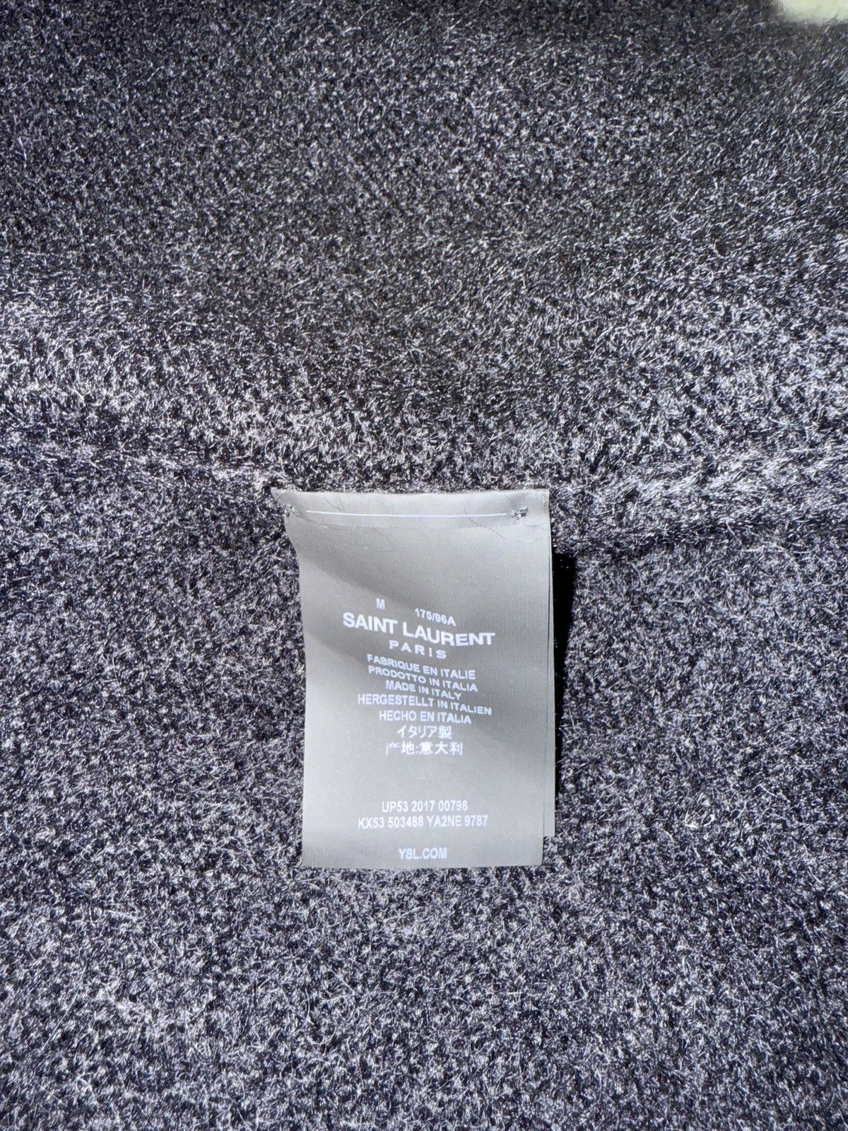 Saint Laurent Paris Saint Laurent Paris Mohair Cardigan Knit Sweater Size US M / EU 48-50 / 2 - 3 Thumbnail