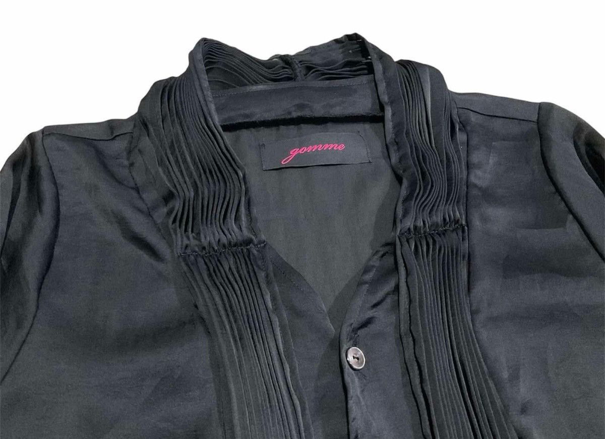 Yohji Yamamoto 🔥Y2K Japanese Gomme Homme Pleats Bondage Shirt Goth Punk Size US L / EU 52-54 / 3 - 12 Thumbnail