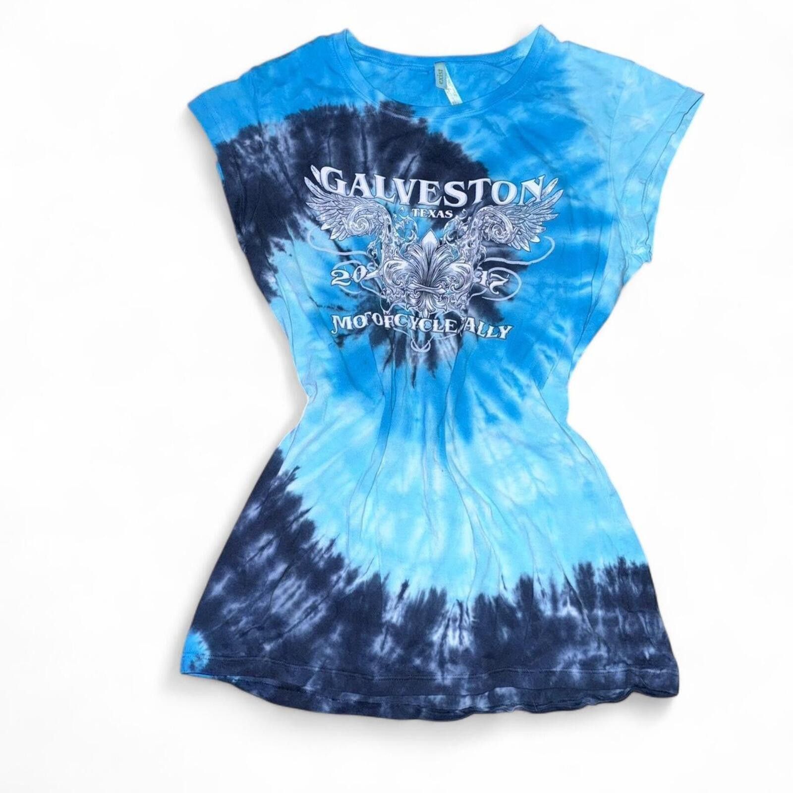 Other Tye Dye Women's Blue T-shirt Size US L / EU 52-54 / 3 - 1 Thumbnail