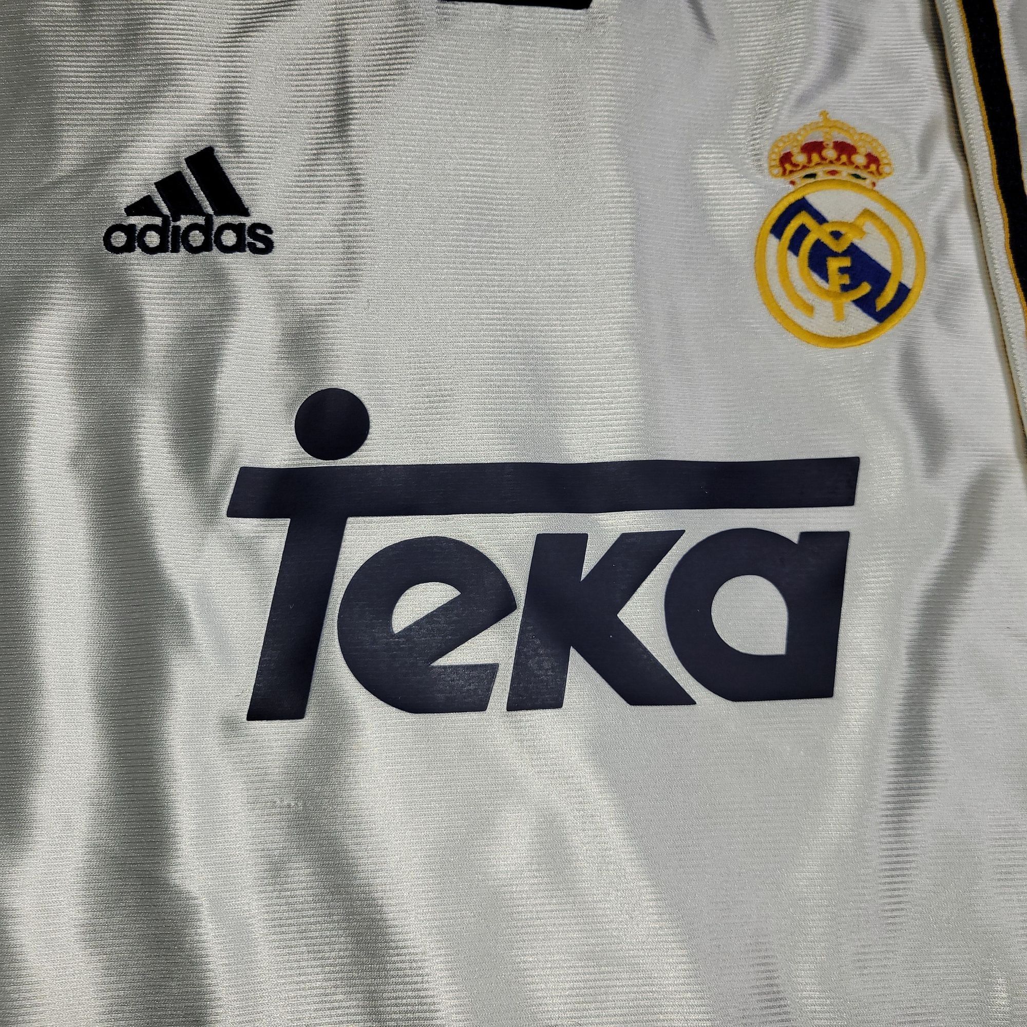 Adidas Raul Real Madrid 1999 2000 UEFA Soccer Jersey L Size US L / EU 52-54 / 3 - 3 Thumbnail