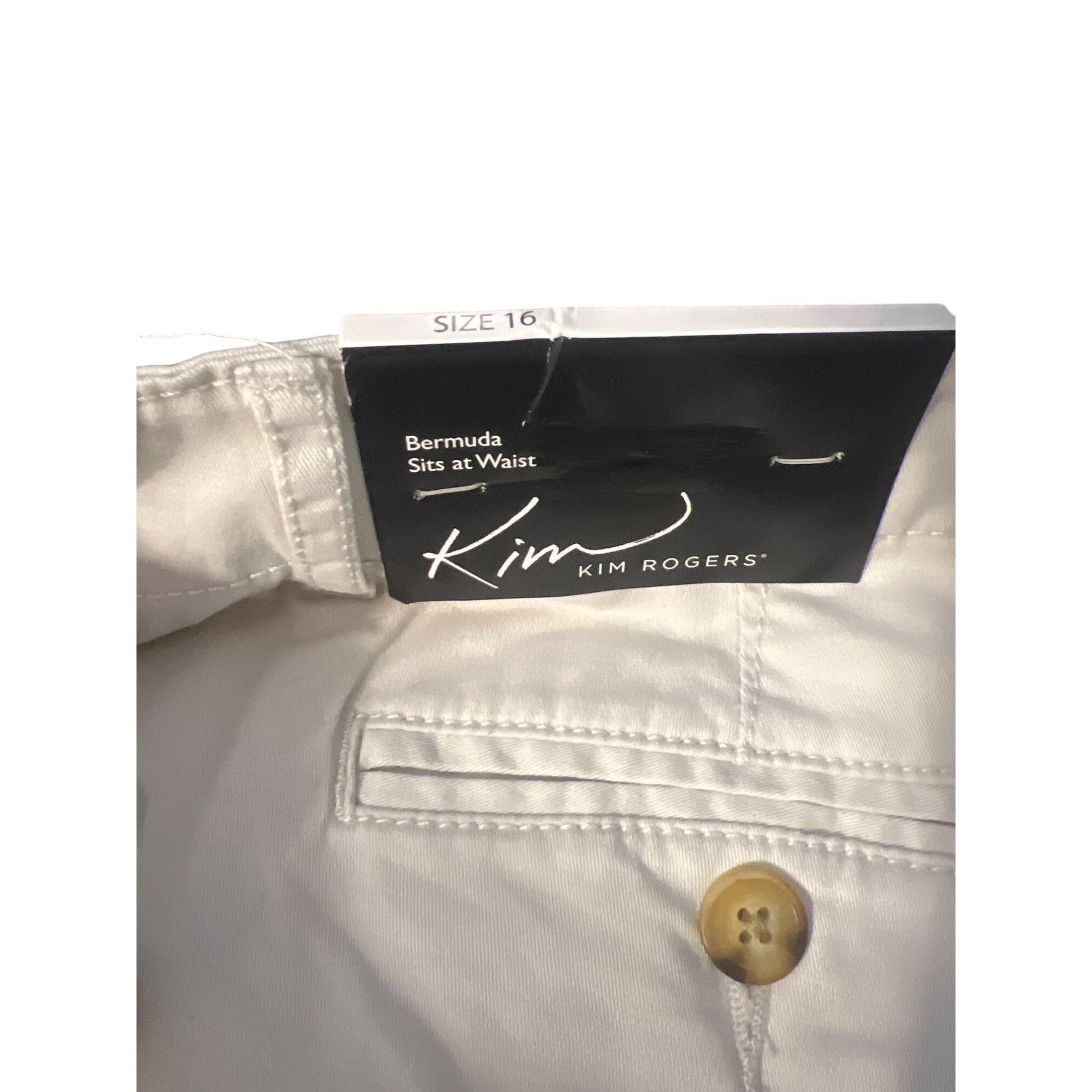 Other Kim Rogers Bermuda Shorts Khaki Sits at Waist Size 16 Vacati Size 38" / US 16 / IT 52 - 4 Thumbnail
