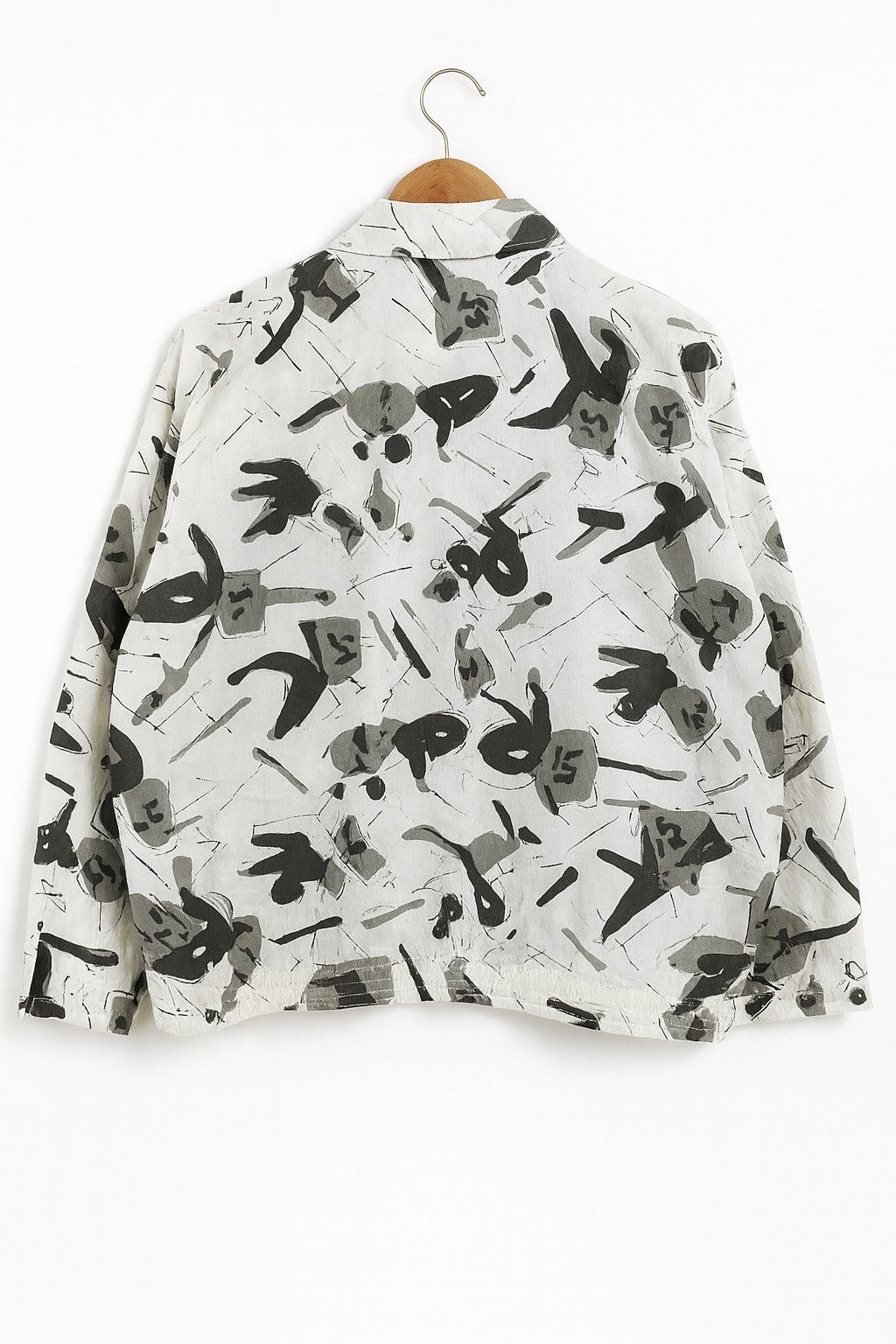 Japanese Brand Rare Vintage Machope Abstract Print Windbreaker Jacket 90s Size US M / EU 48-50 / 2 - 2 Thumbnail