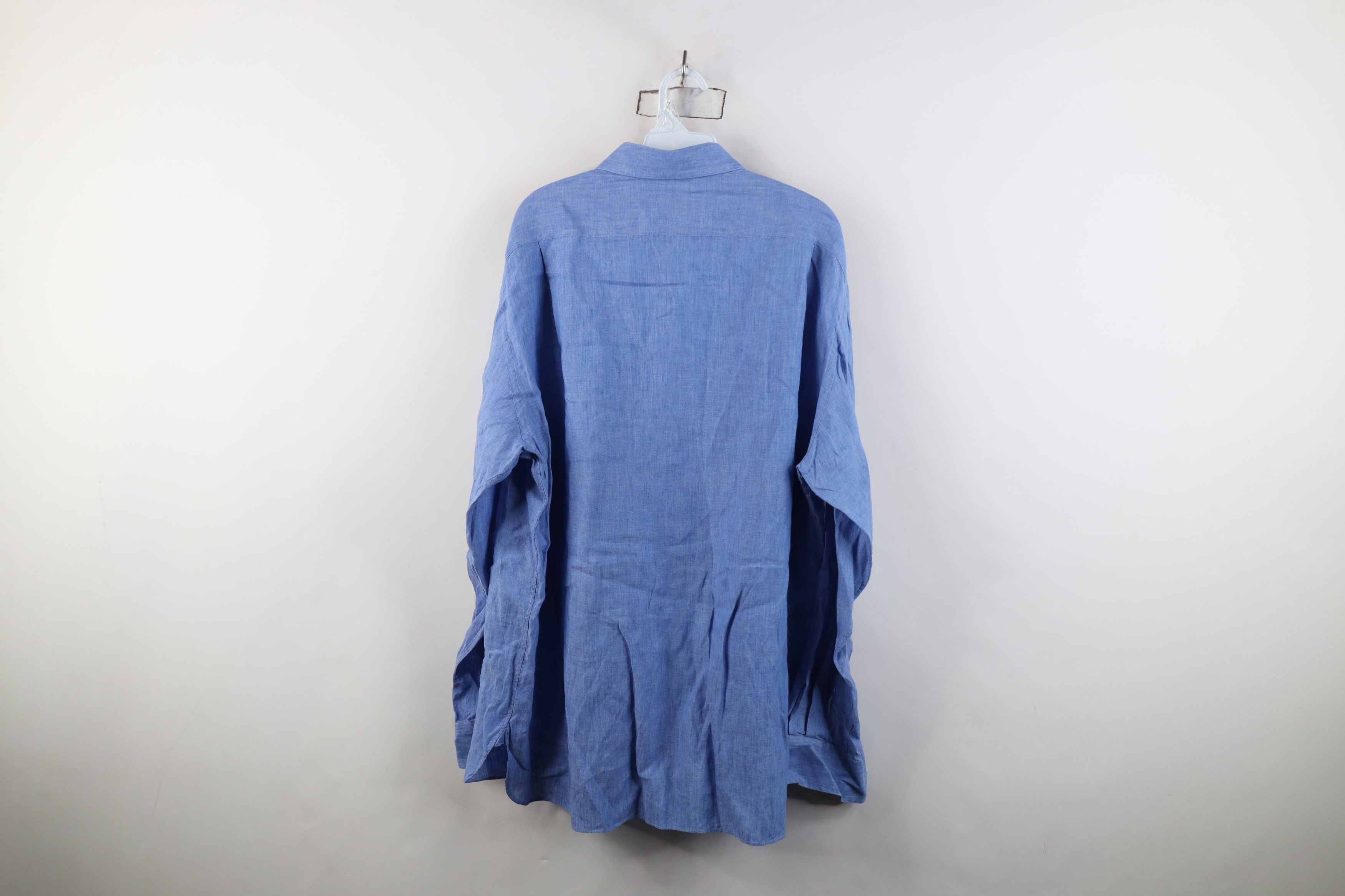 Vintage Vintage 90s Streetwear Long Sleeve Collared Button Shirt Size US L / EU 52-54 / 3 - 10 Thumbnail
