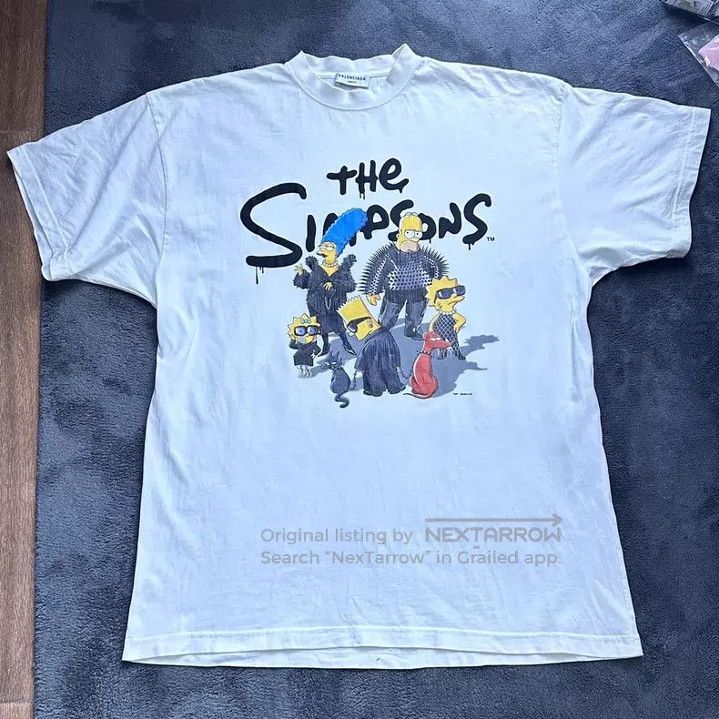 Balenciaga Balenciaga Simpsons Short Sleeve Size US M / EU 48-50 / 2 - 1 Thumbnail