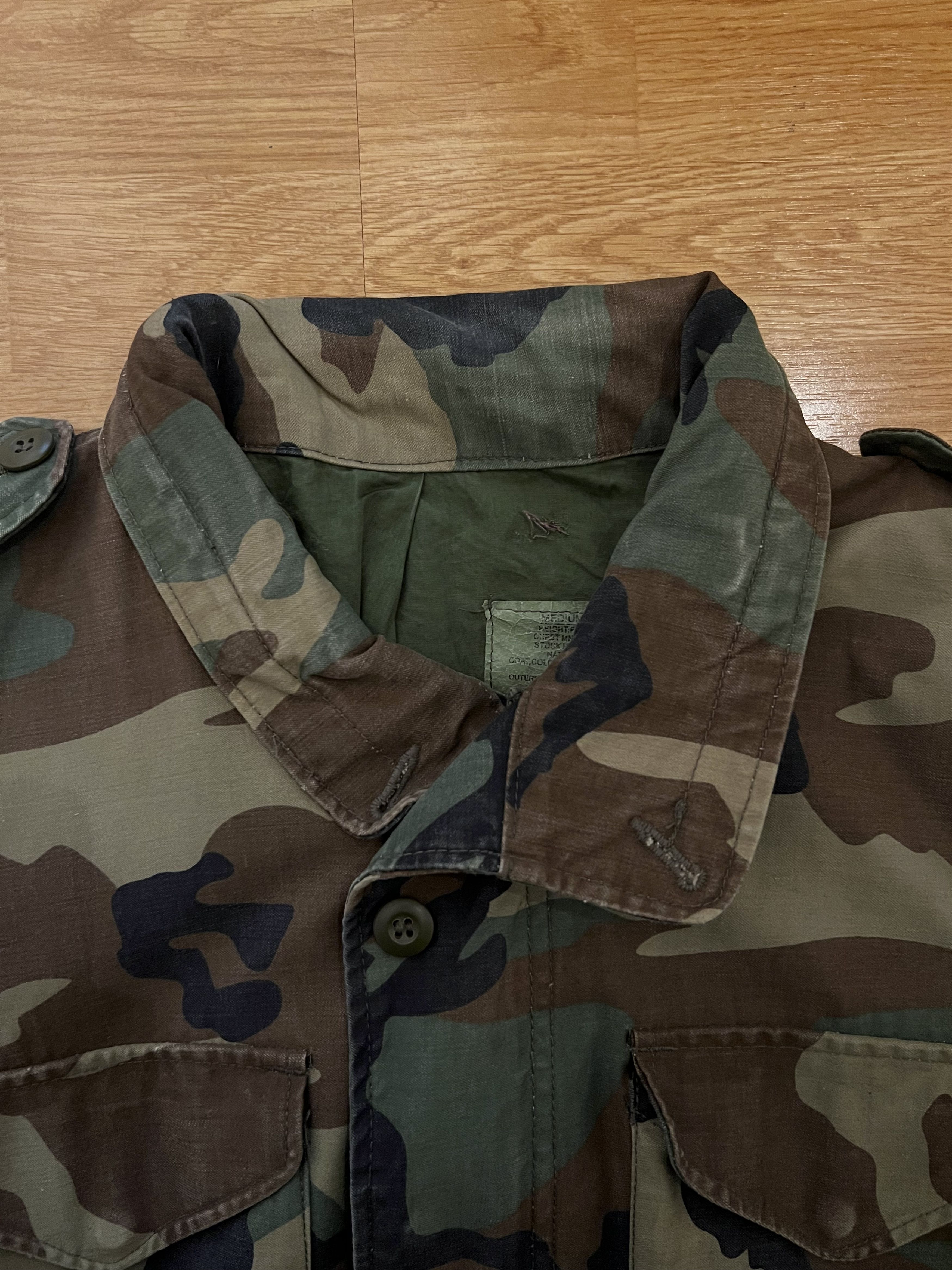 Other Original Camouflage M65 US Military Army Field Jacket Size US L / EU 52-54 / 3 - 6 Thumbnail