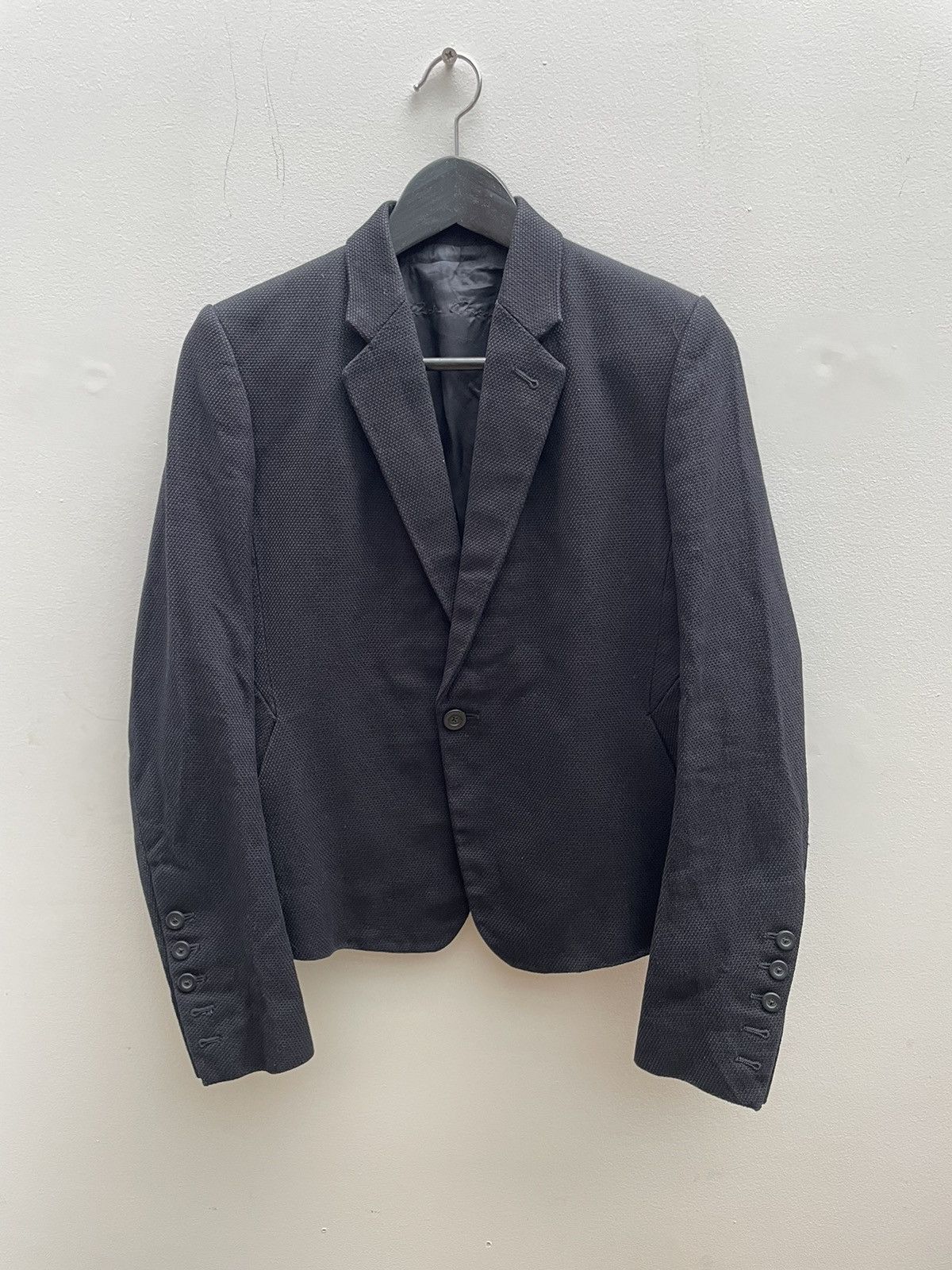 image of Rick Owens Ss16 Blazer in Black, Women's (Size Small)