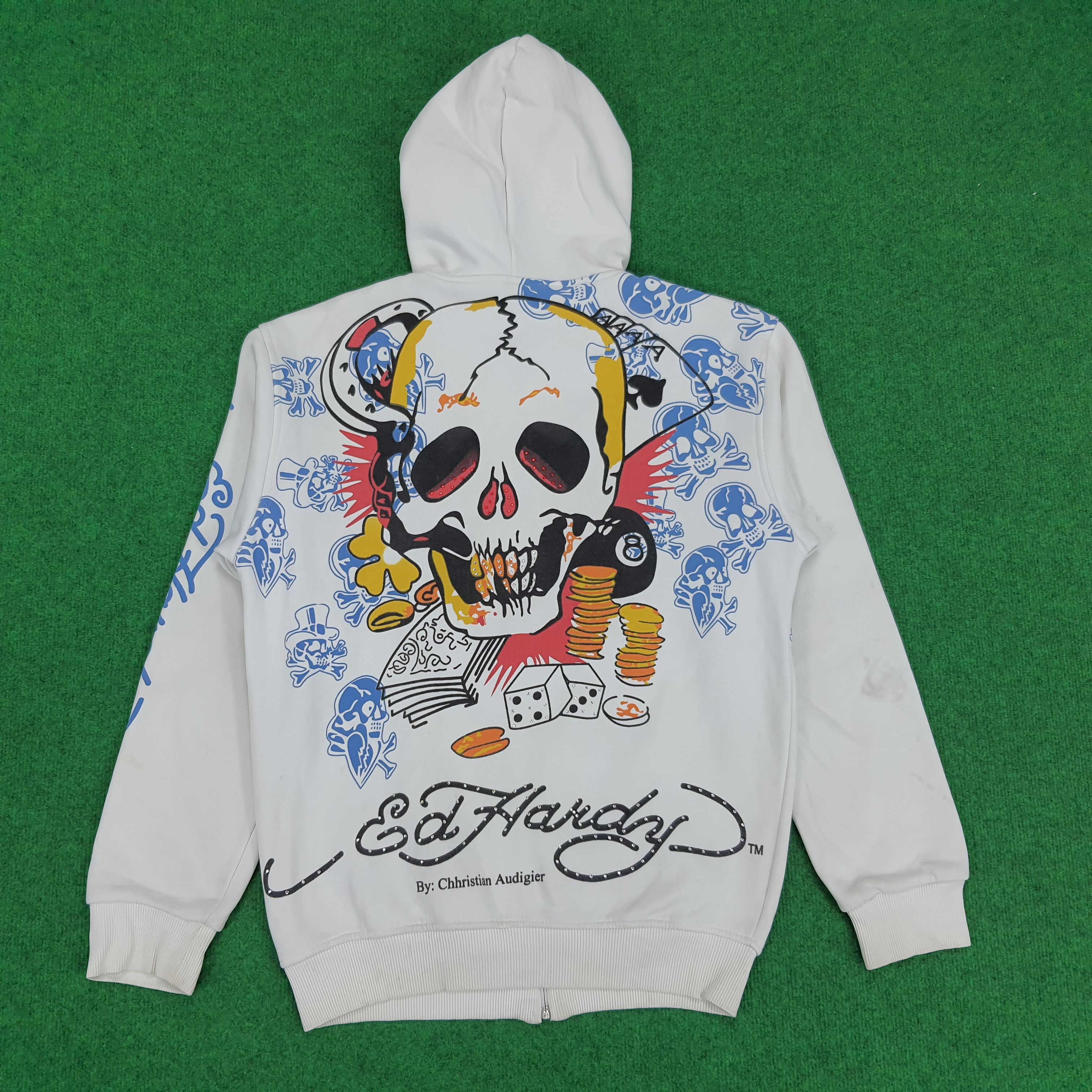 Christian Audigier × Ed Hardy Vintage Ed Hardy by Christian Audigier Fullprinted Hoodies Size US M / EU 48-50 / 2 - 1 Thumbnail