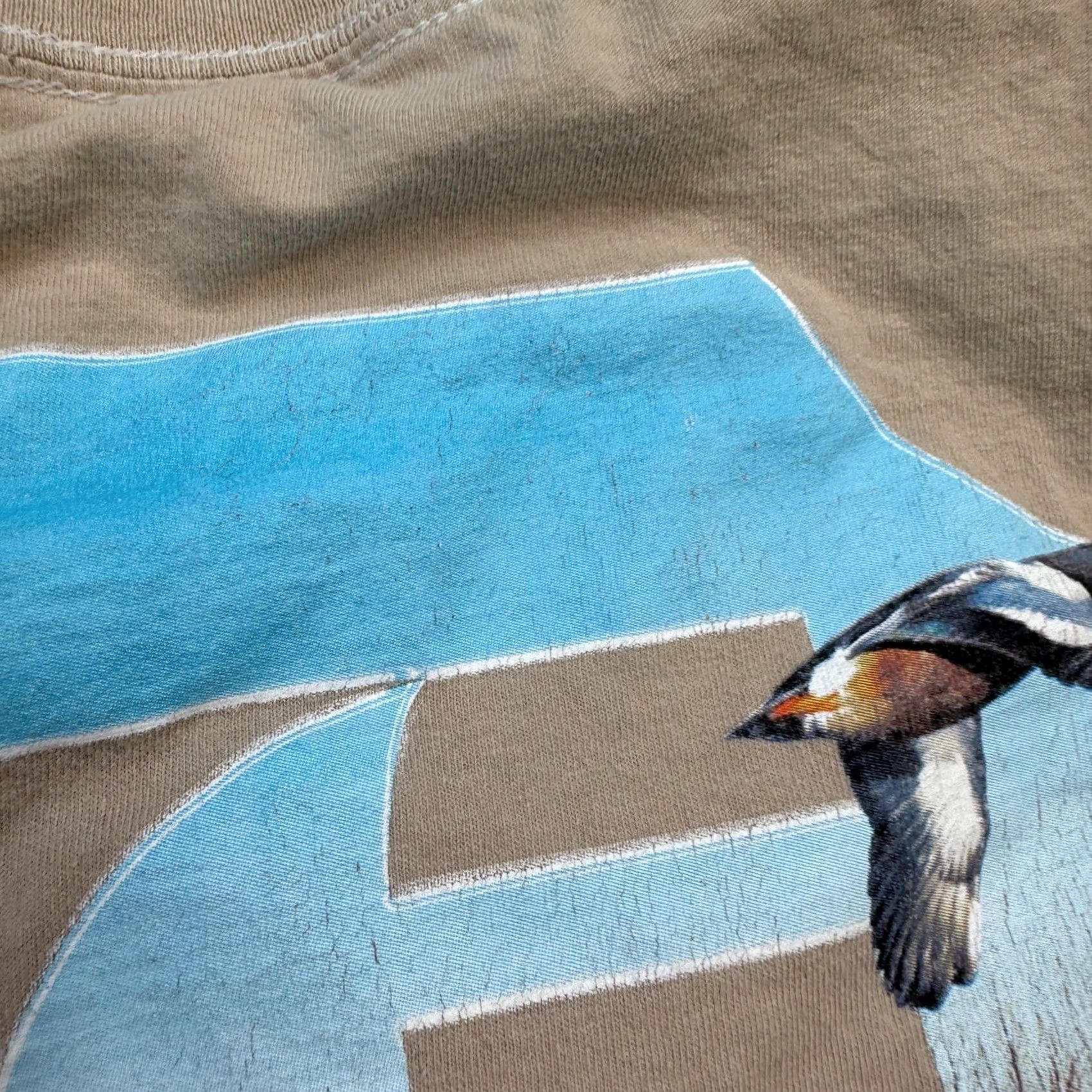 Primitive Primitive Skateboarding Shirt Mens Medium Beige Graphic T-Shirt Ducks Gothic P Size US M / EU 48-50 / 2 - 5 Thumbnail
