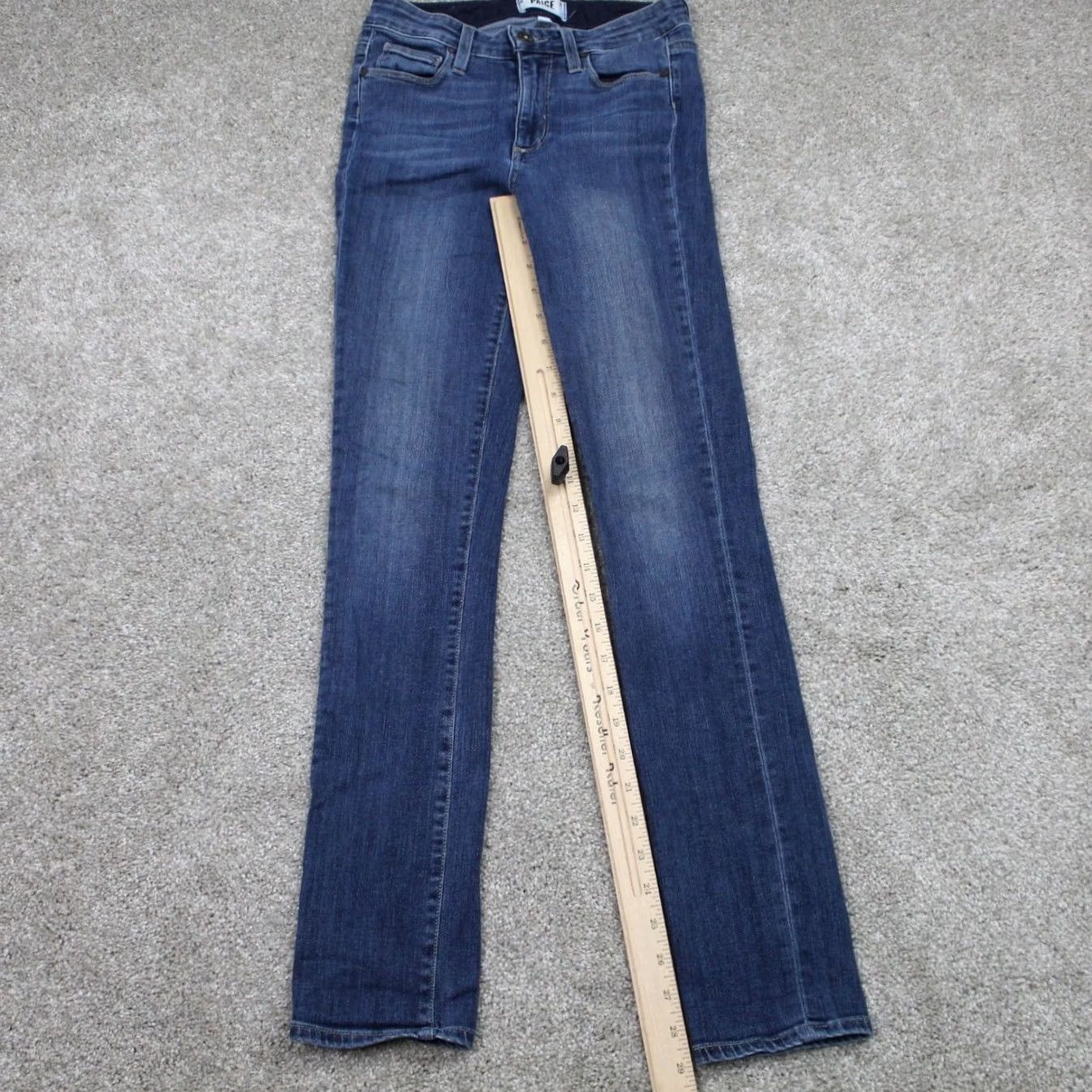 Paige Paige Izzy Jeans Womens 23 Blue Cropped Ankle Stretch Denim w/ 29" inseam Jeans Regular 90s Womens Blue Paige Izzy Size 40" / US 18 - 3 Thumbnail