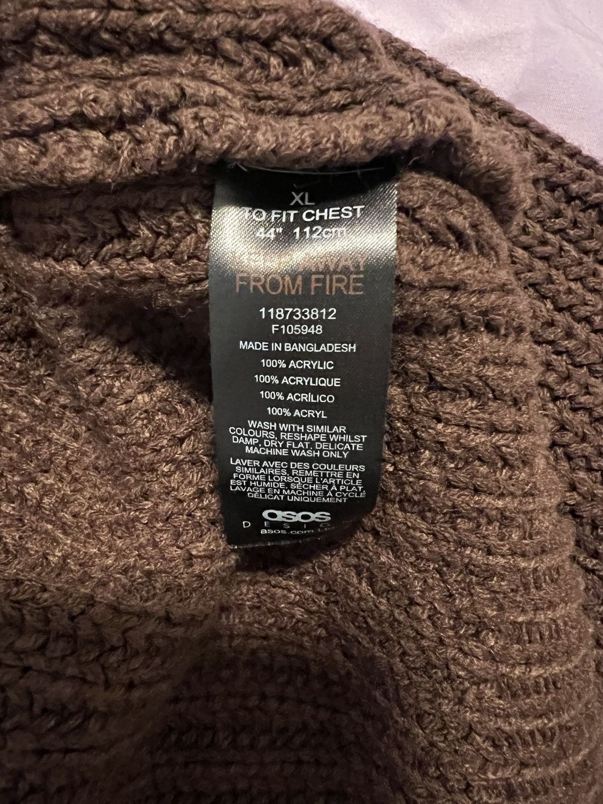 Asos ASOS Knit Sweater Size US XL / EU 56 / 4 - 4 Thumbnail