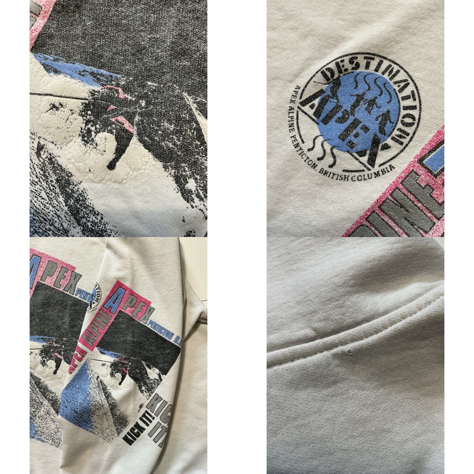 Vintage VINTAGE Island Surf Sweatshirt 90s Mountain Pullover XL White Men Size US XL / EU 56 / 4 - 8 Thumbnail