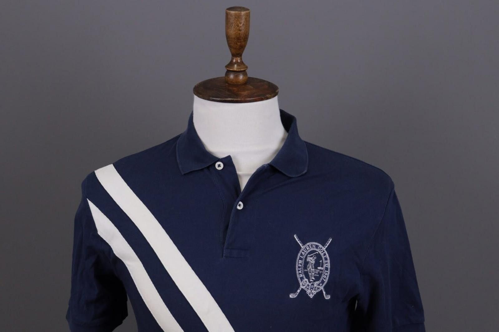 Polo Ralph Lauren Polo Ralph Lauren Golf Blue Striped Polo Shirt Size S Size US S / EU 44-46 / 1 - 2 Thumbnail