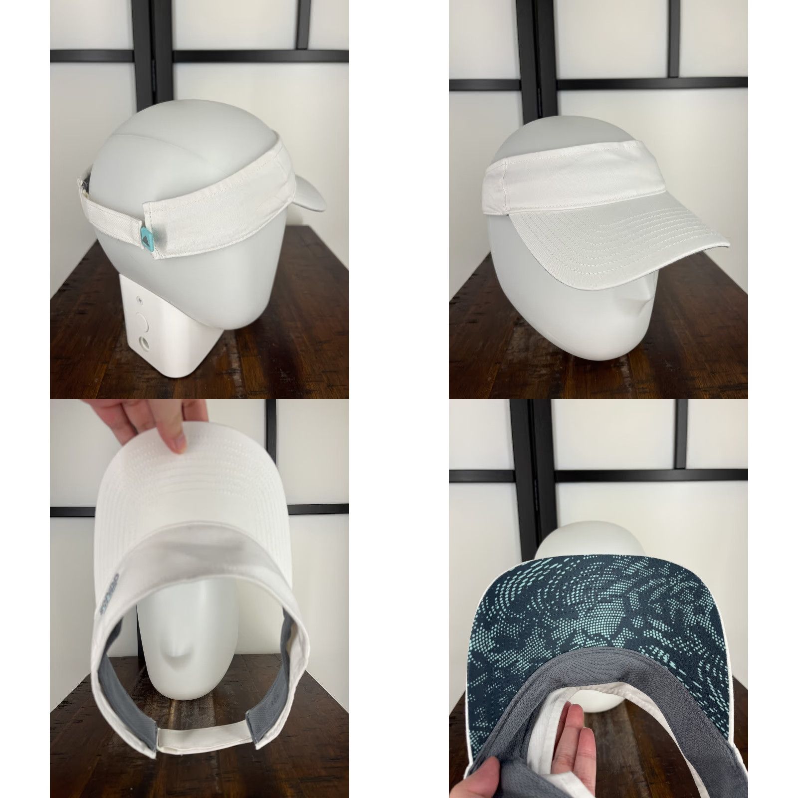 Adidas adidas Visor Adult One Size White Twill Cotton Tennis Golf Aeroready Hat/Cap Men’s Women’s? Size ONE SIZE - 8 Thumbnail