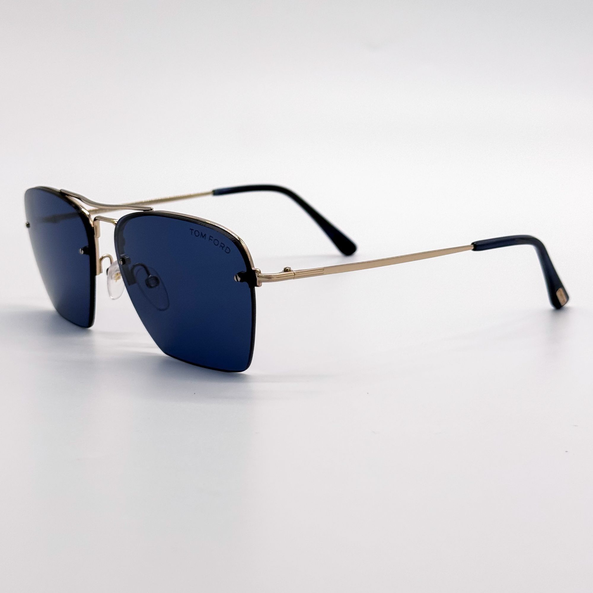 Tom Ford NEW TOM FORD SUNGLASSES WALKER TF504 28V GOLD/BLUE FT0504 Size ONE SIZE - 2 Thumbnail