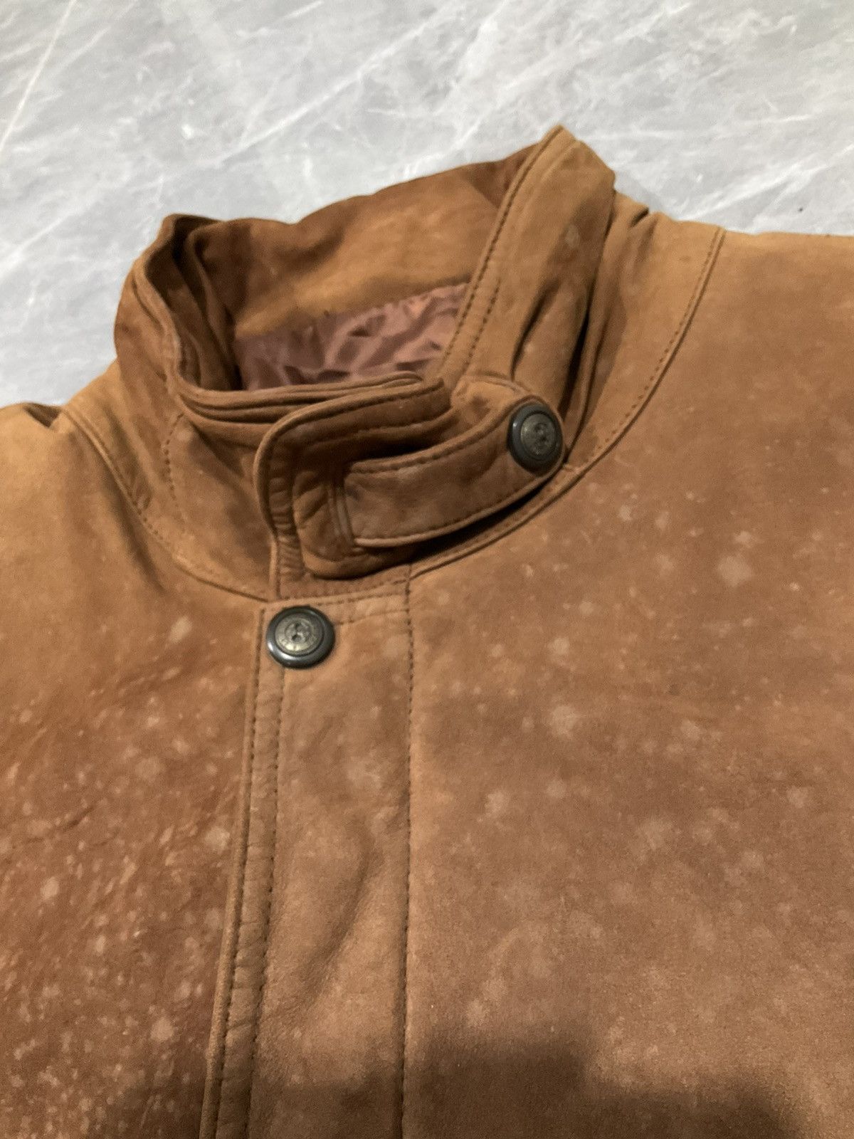 Vintage Italy Move and more Genuine Leather jacket mens Size US L / EU 52-54 / 3 - 7 Thumbnail