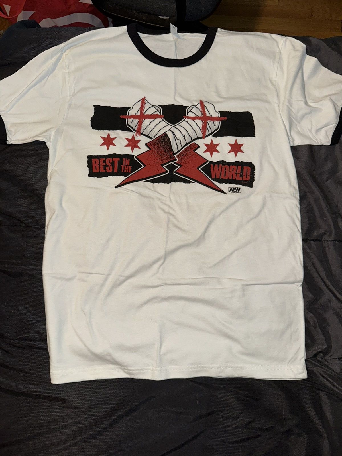 WWE AEW CM PUNK FIRST SIGNATURE SHIRT Size US M / EU 48-50 / 2 - 1 Thumbnail