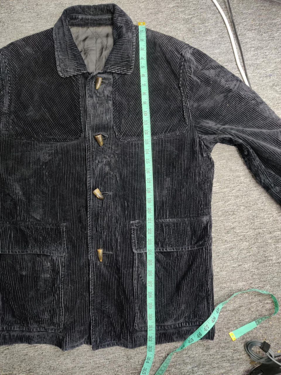 Kansai Yamamoto Vintage Kansai Man Velvet Corduroy Duffle Jacket Size US L / EU 52-54 / 3 - 13 Thumbnail