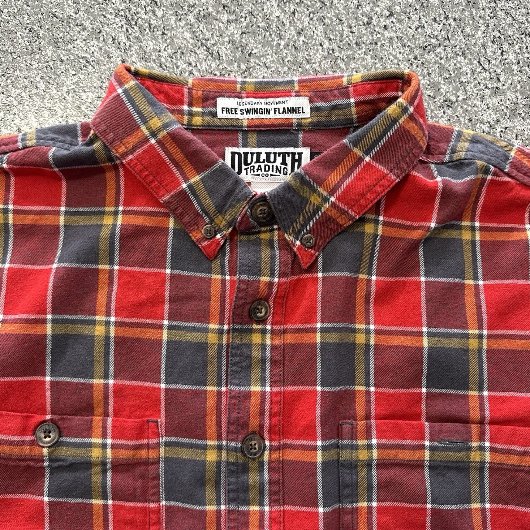 Vintage Duluth Flannel Shirt Mens 2XLT Big Tall Red Plaid Button-Up Long Sleeve Collared Casual Workwear 2XLT Mens Duluth Shirt Size US XXL / EU 58 / 5 - 2 Thumbnail