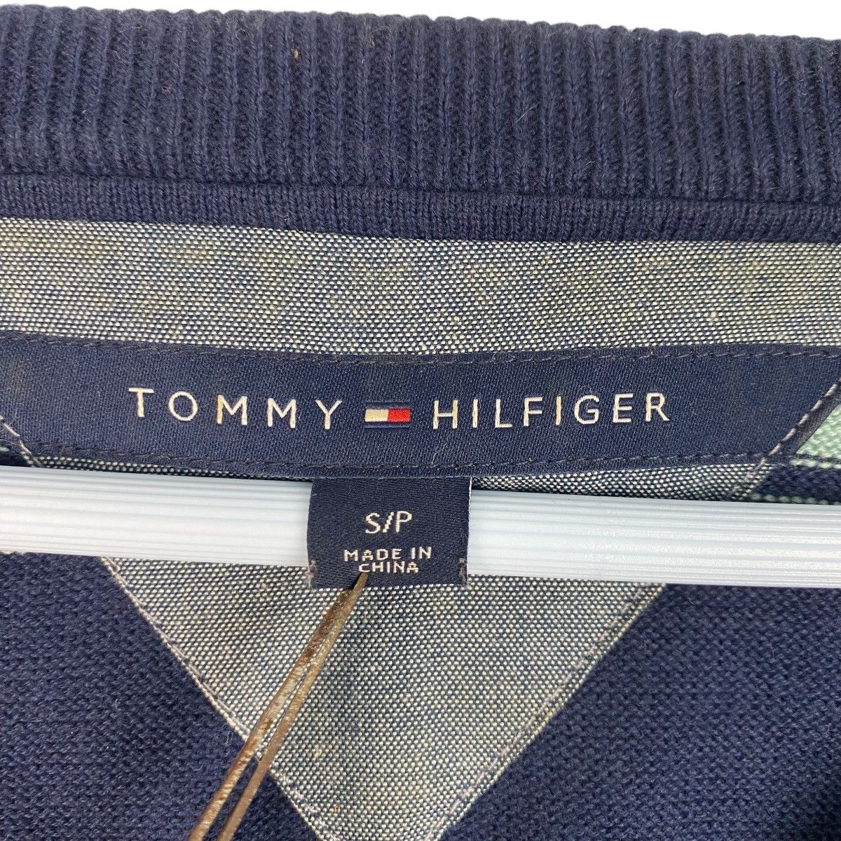 Designer × Vintage Vintage TommyHilfiger Sweatshirt Blue Pullover Jumper Size L Size L / US 10 / IT 46 - 4 Thumbnail
