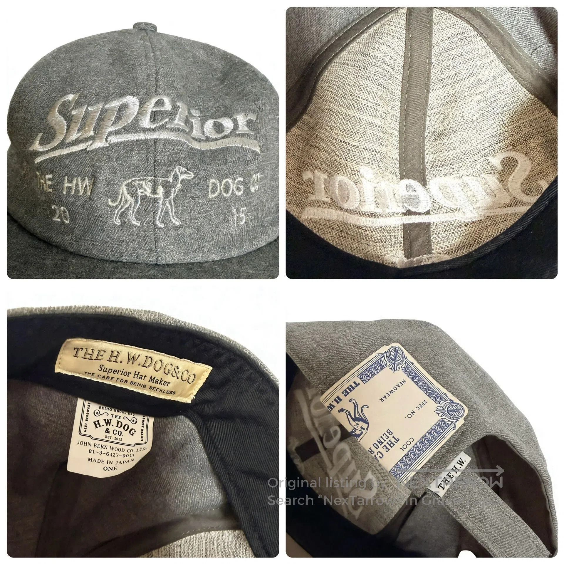 THE H.W.DOG&CO. H.W.DOG&CO Superior Baseball Cap. Size ONE SIZE - 5 Thumbnail