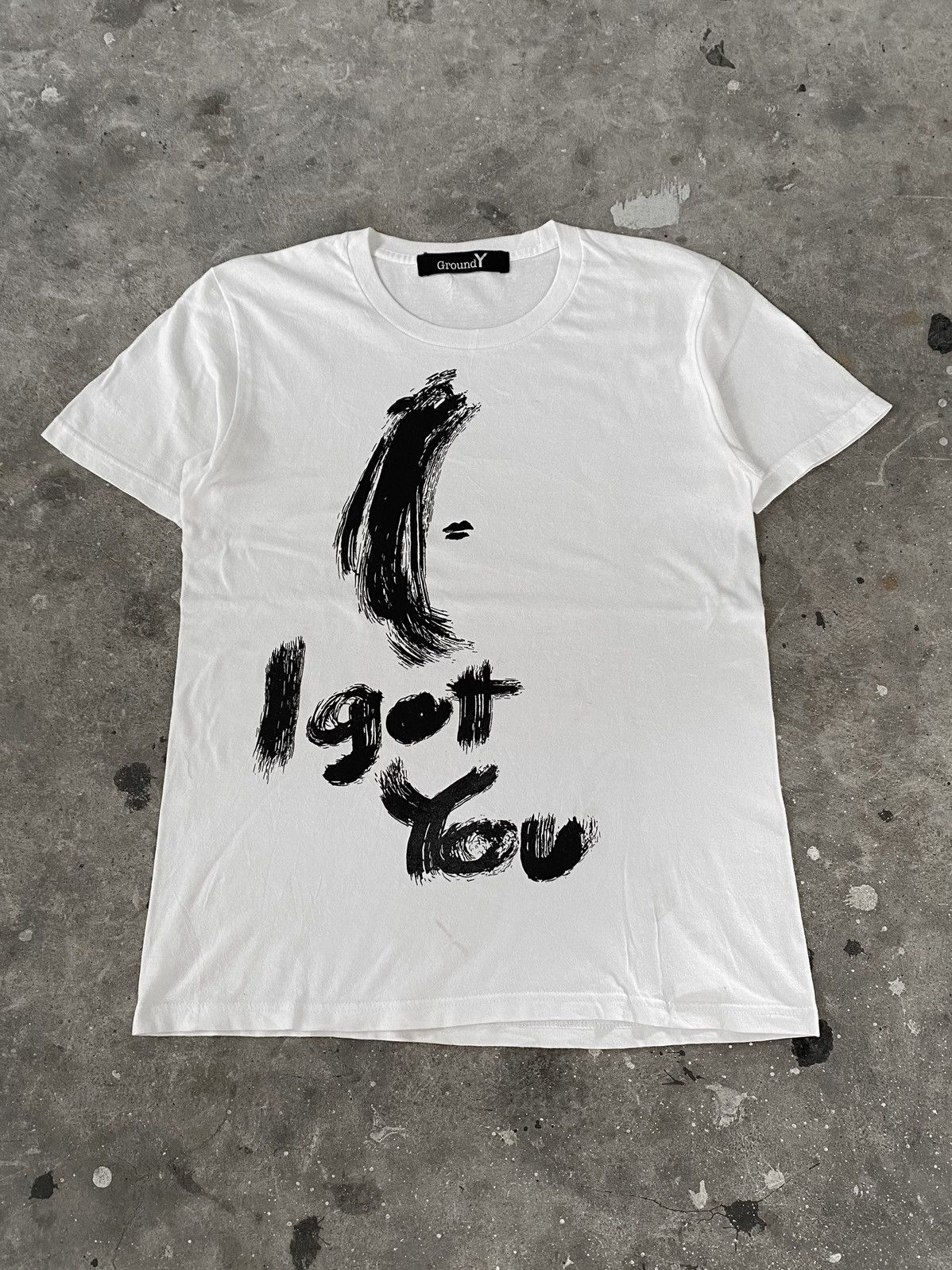 Ground Y × Yohji Yamamoto Ground Y “I Got You” Drawing Tee Size US L / EU 52-54 / 3 - 1 Thumbnail