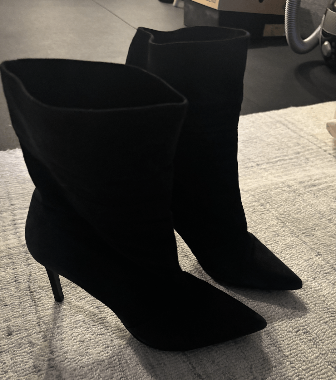 Saint Laurent Paris Saint Laurent Paris Suede Bootie Boots High-Heel Vintage Size US 7 / IT 37 - 3 Thumbnail