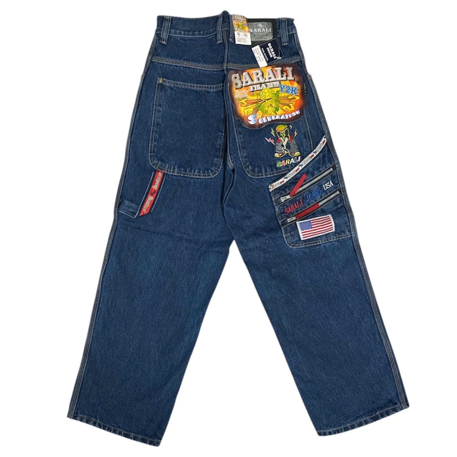 JNCO × Vintage Vintage Sarali Jeans USA Cartoon Carpenter Jeans Size US 29 - 1 Thumbnail