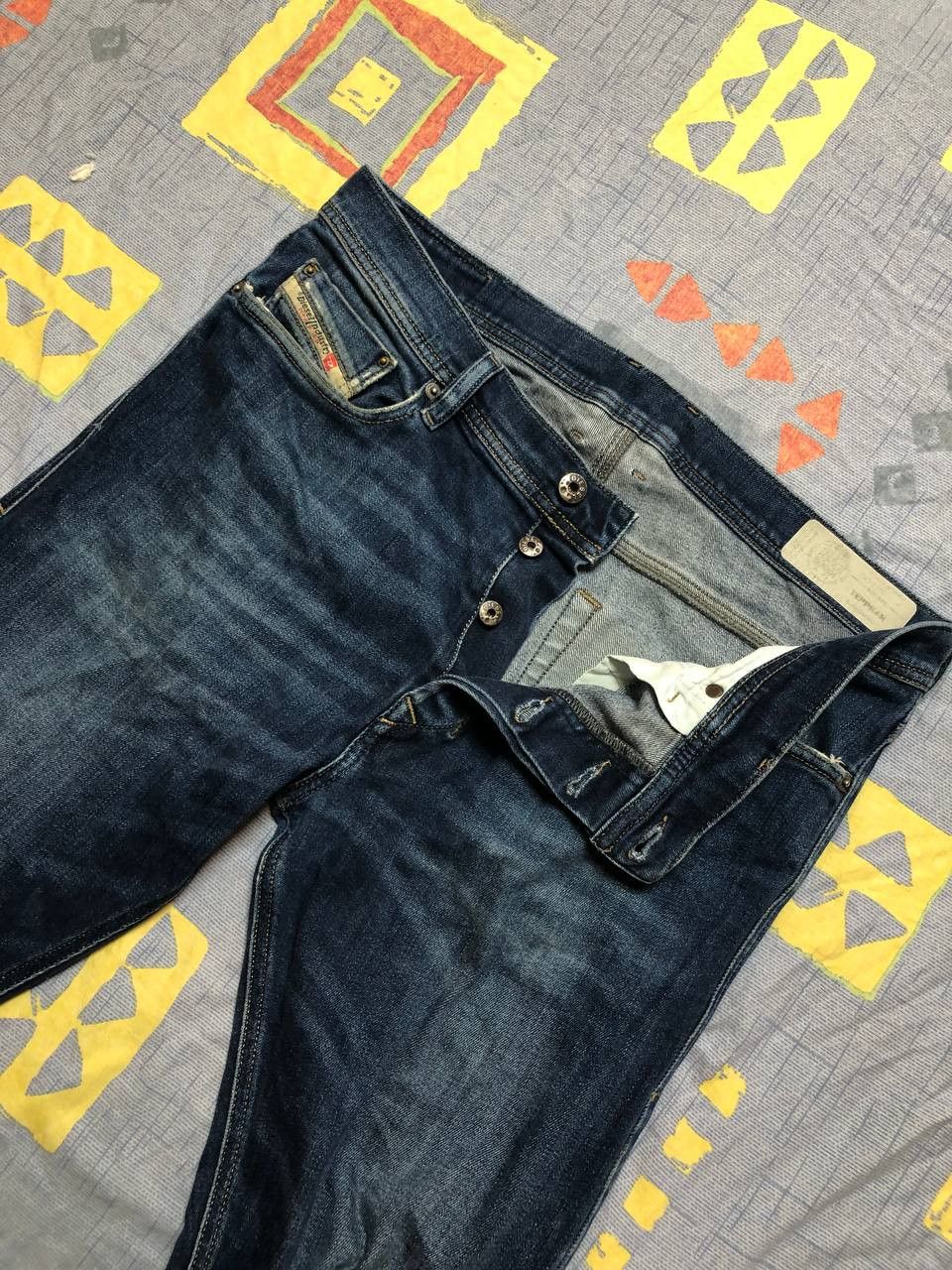 Diesel Y2K streetwear jeans blue Diesel denim pants vintage Size US 33 - 18 Thumbnail