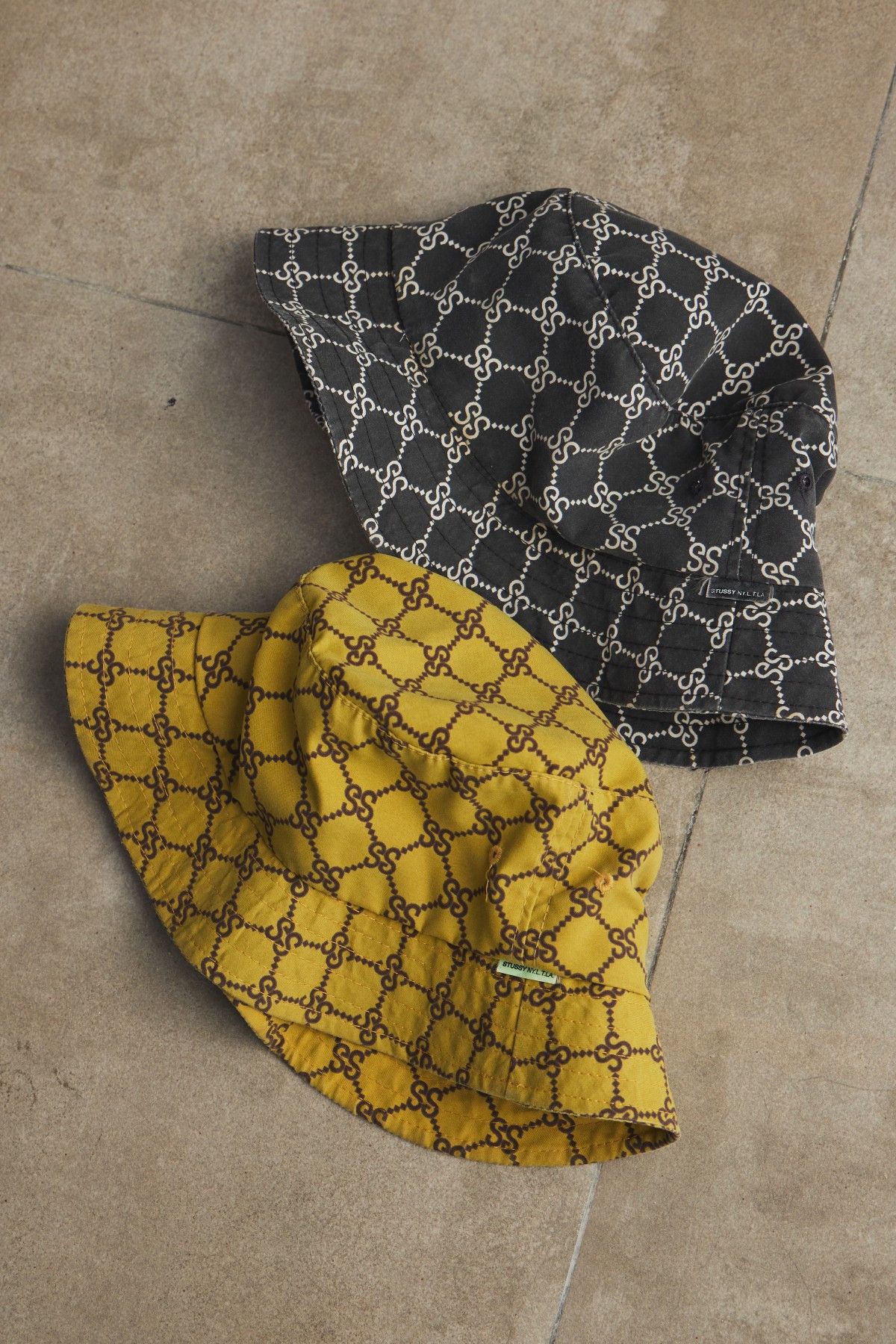 Stussy Old Stussy Gucci ' STUCCI ' RIP Bucket Hat Yellow Size ONE SIZE - 1 Thumbnail