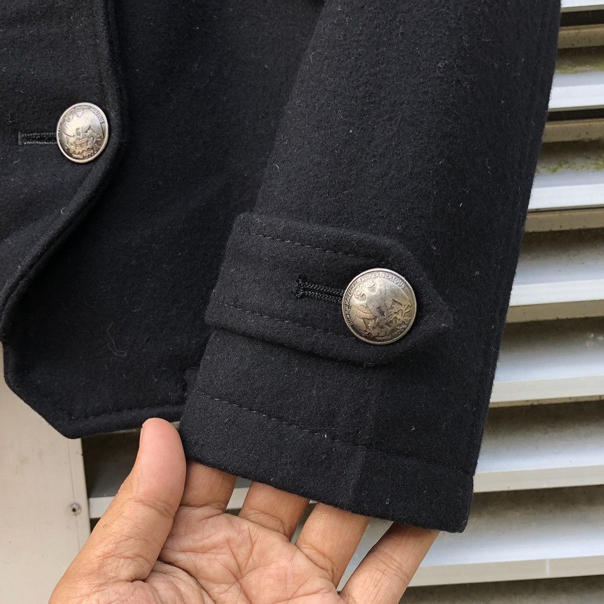 PPFM PPFM Woolen Double Breasted Design Zipper Jacket Size US M / EU 48-50 / 2 - 16 Thumbnail