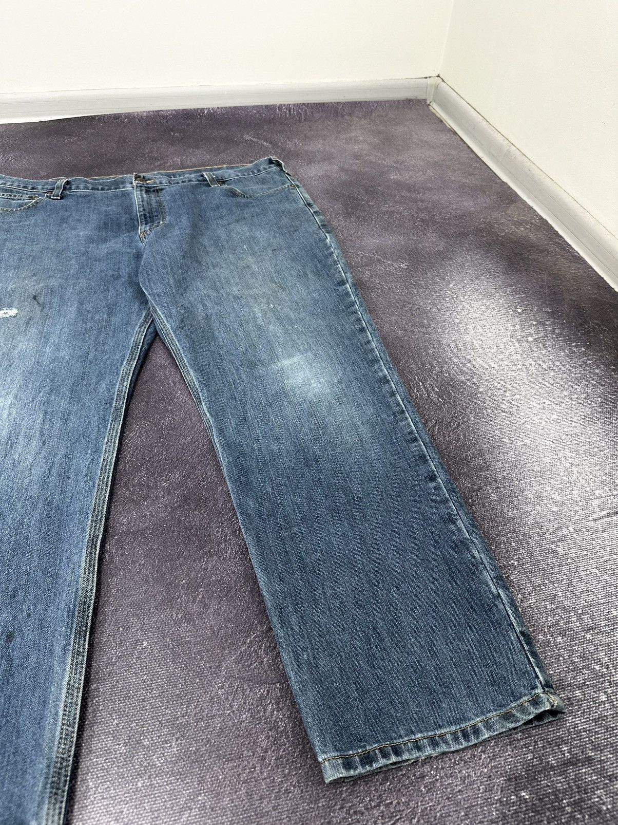 Carhartt Vintage Carhartt Faded American Opium Baggy USA Work Jeans Size US 42 / EU 58 - 10 Thumbnail