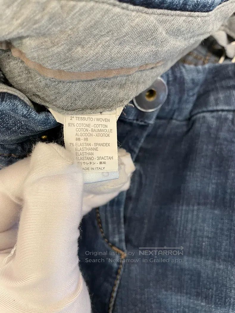 Brunello Cucinelli Brunello Cucinelli Blue Cotton Denim Pants Size 25" / US 0 / IT 36 - 6 Thumbnail
