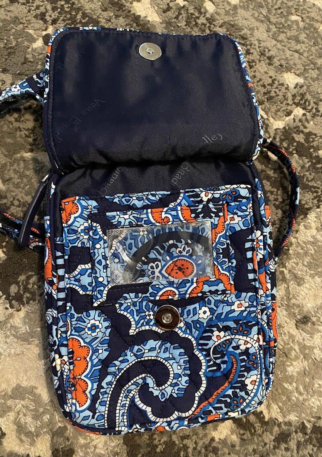 Designer Vera Bradley Java Blue Hipster Quilted Floral Crossbody Bag Size ONE SIZE - 3 Thumbnail