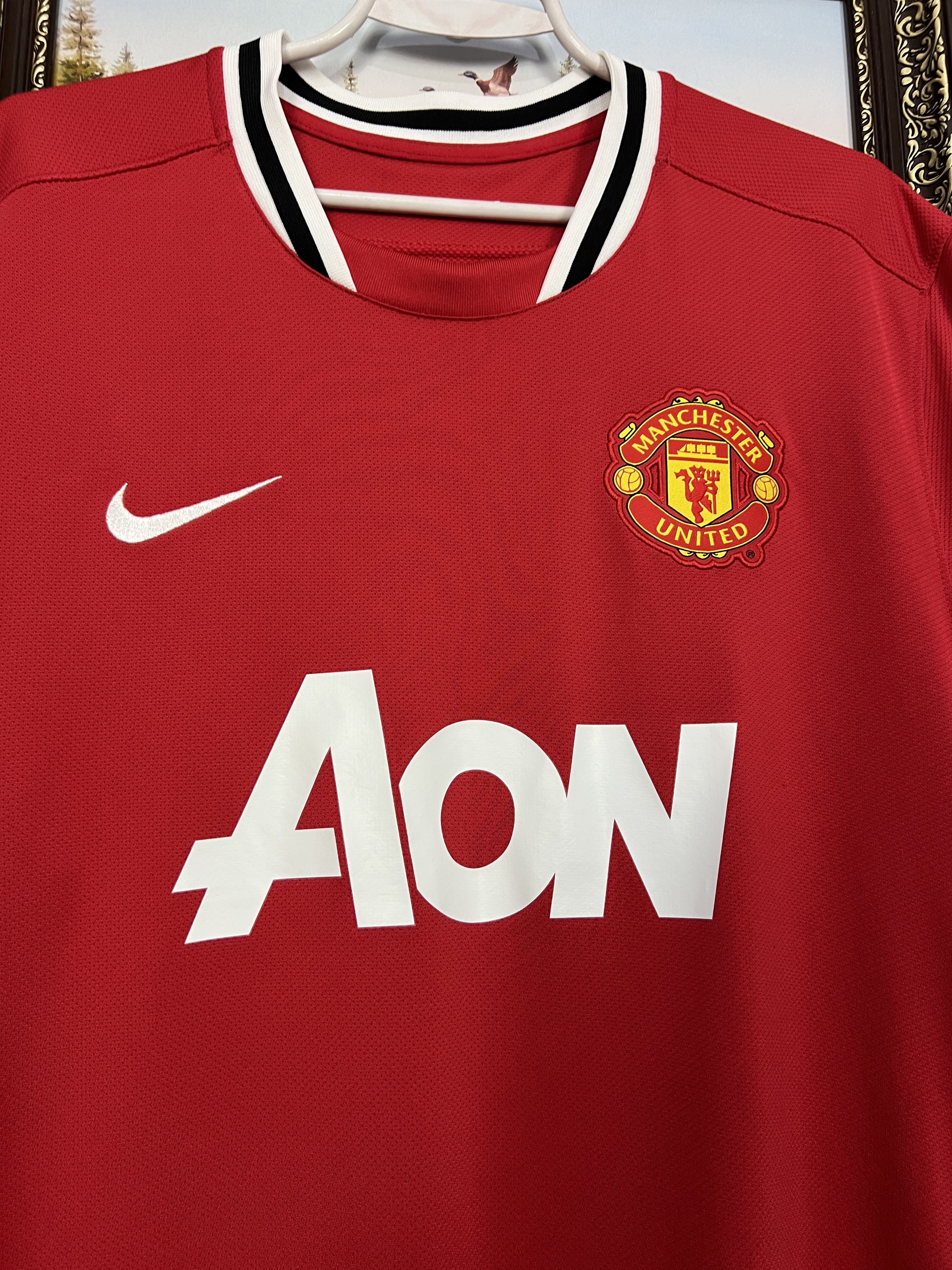 Nike Manchester United football shirt Soccer Nike Jersey Trikot Size US XL / EU 56 / 4 - 3 Thumbnail